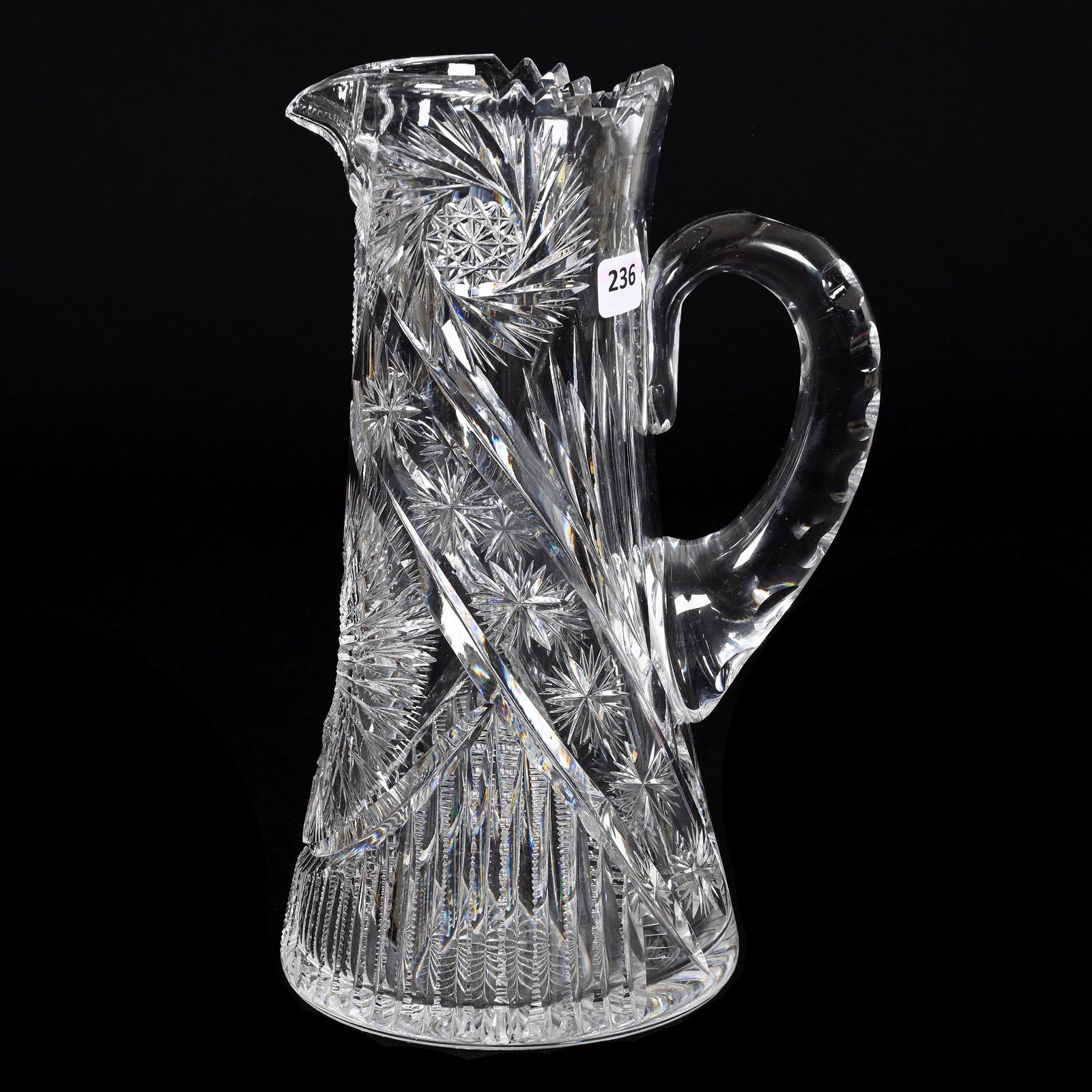 Tankard, American Brilliant Cut Glass (1 of 4)
