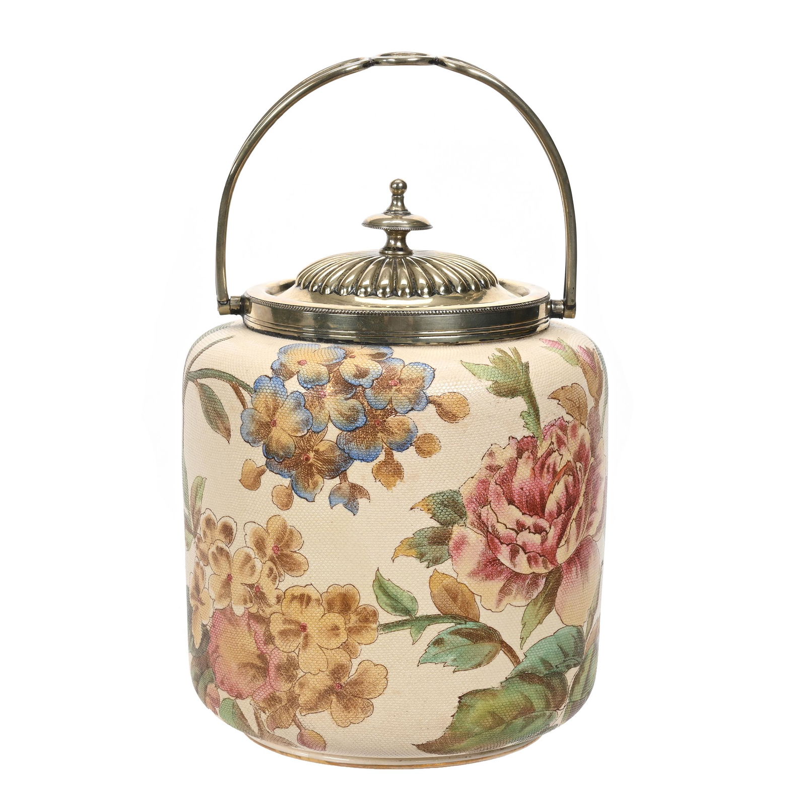 Biscuit Jar Marked Doulton Burslem (1 of 3)