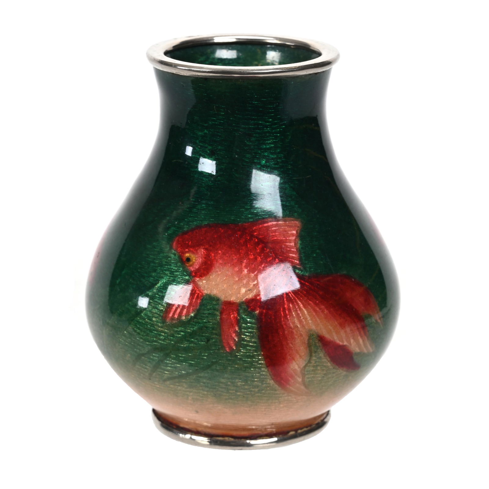 Vase, Beautiful Cloisonne (1 of 3)