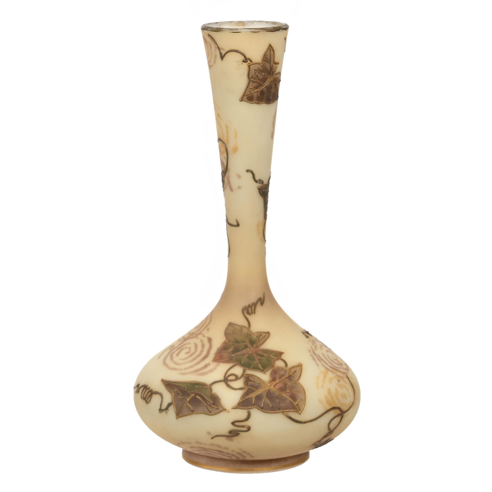 Vase, Unmarked Mt. Washington (Has Paper Label) (1 of 3)