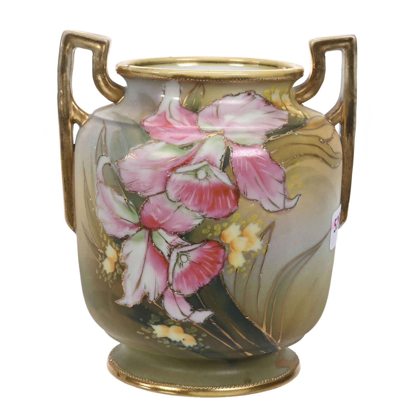 Vase, Two Handles, Marked Nippon (1 of 3)