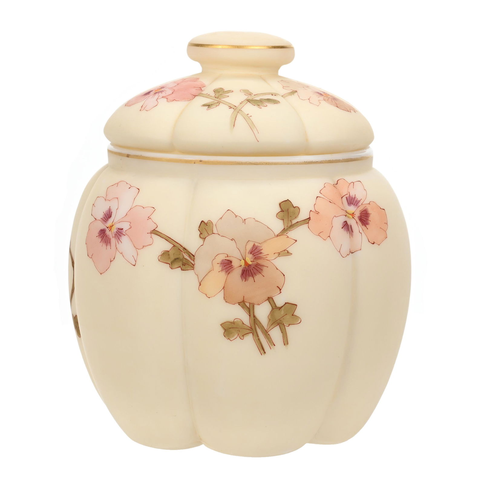 Covered Biscuit Jar Marked Smith Brothers (1 of 4)