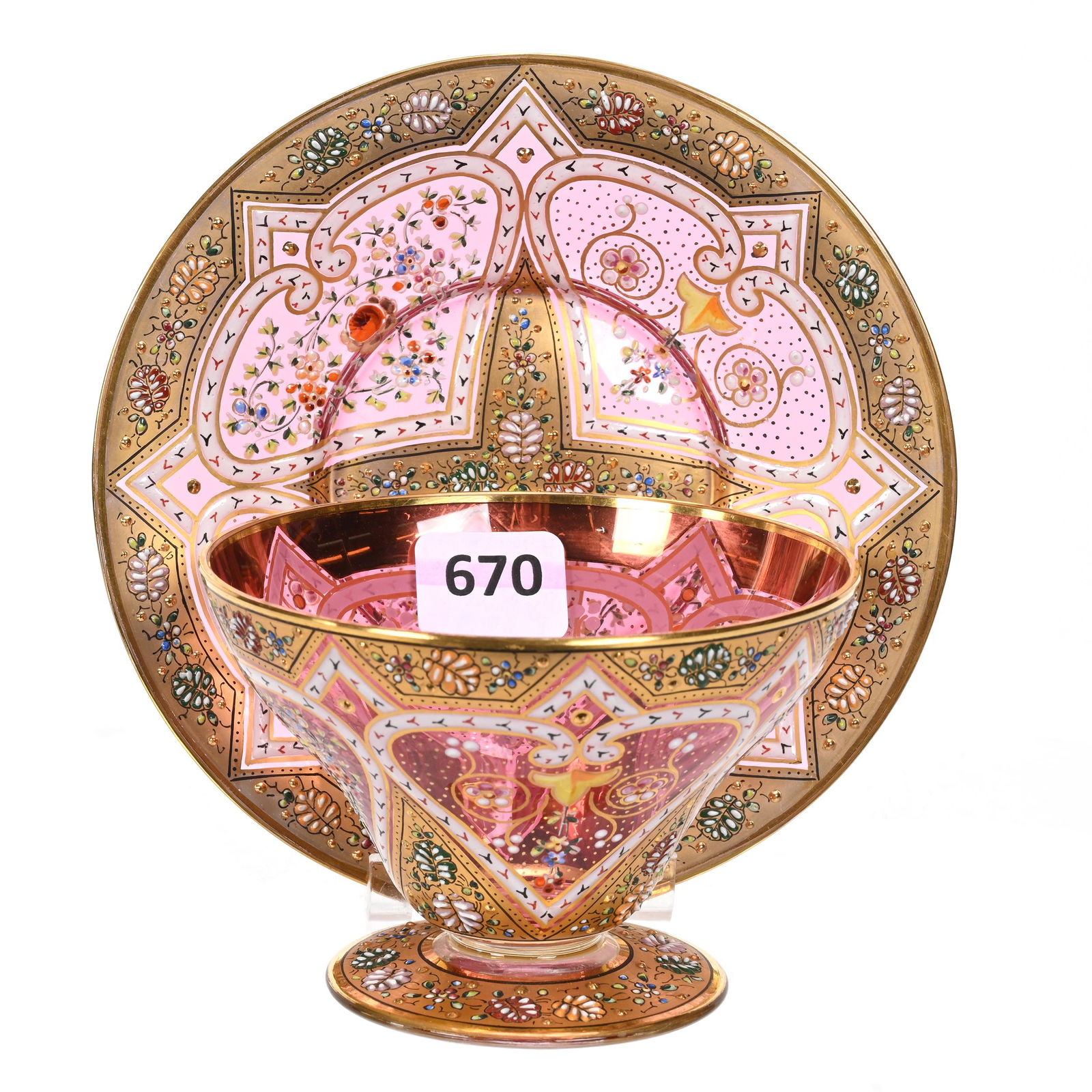 Pedestal Cup And Saucer (1 of 3)