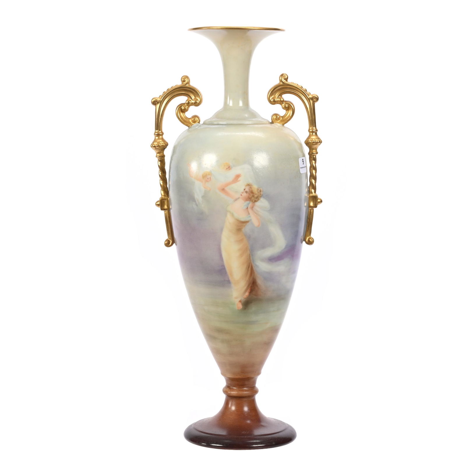 Pedestal Vase Marked CAC Belleek (1 of 3)