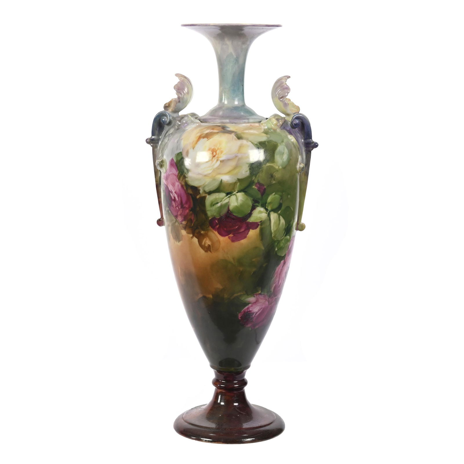 Pedestal Vase Marked CAC Belleek (1 of 3)