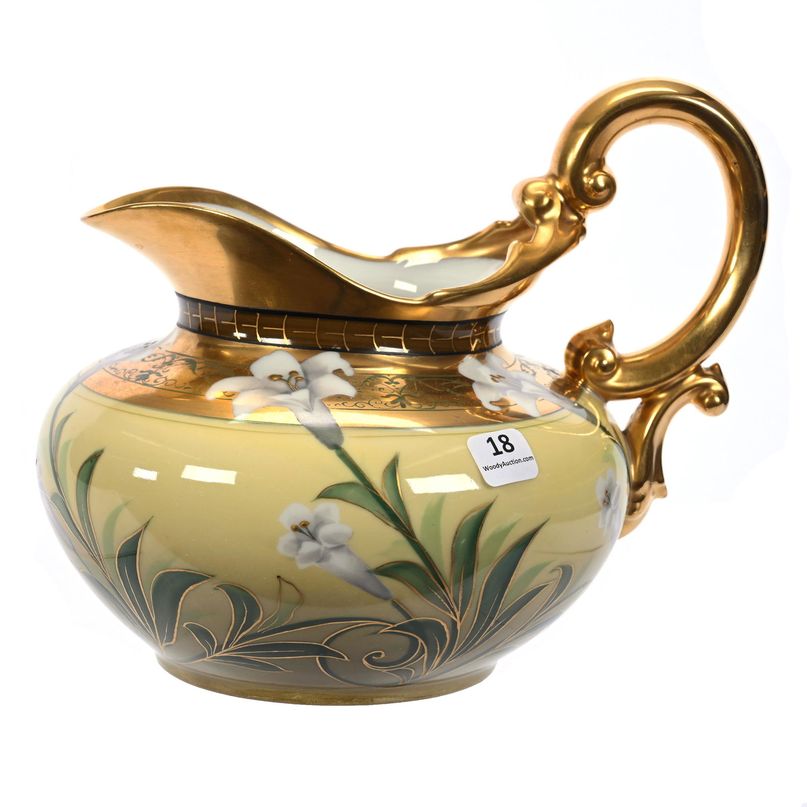 Pitcher Marked Pickard, T&V Limoges Blank (1 of 4)