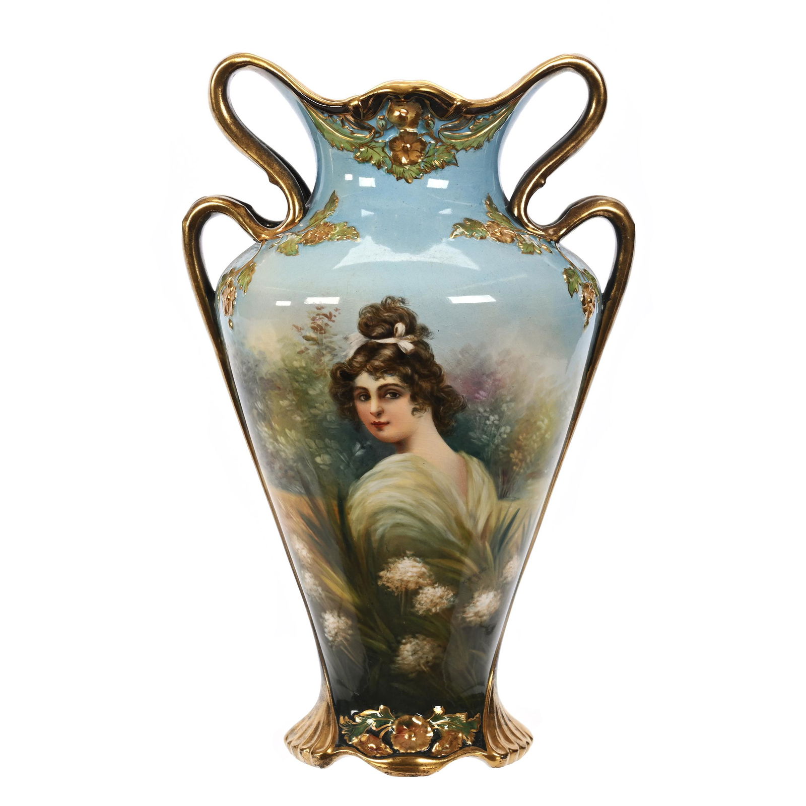 Vase Marked Royal Bonn, Two Handles (1 of 4)
