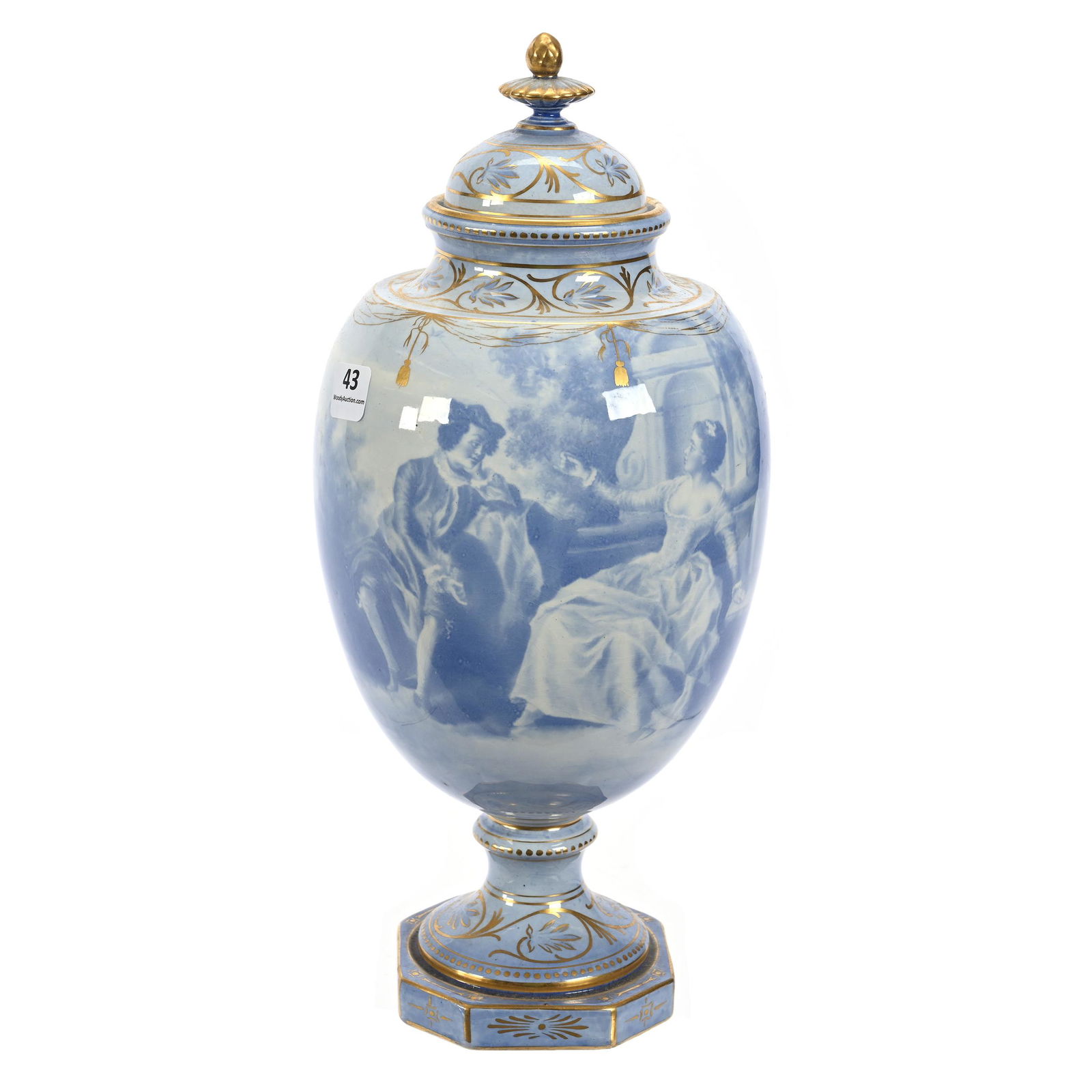 Pedestal Urn Marked Royal Bonn (1 of 3)