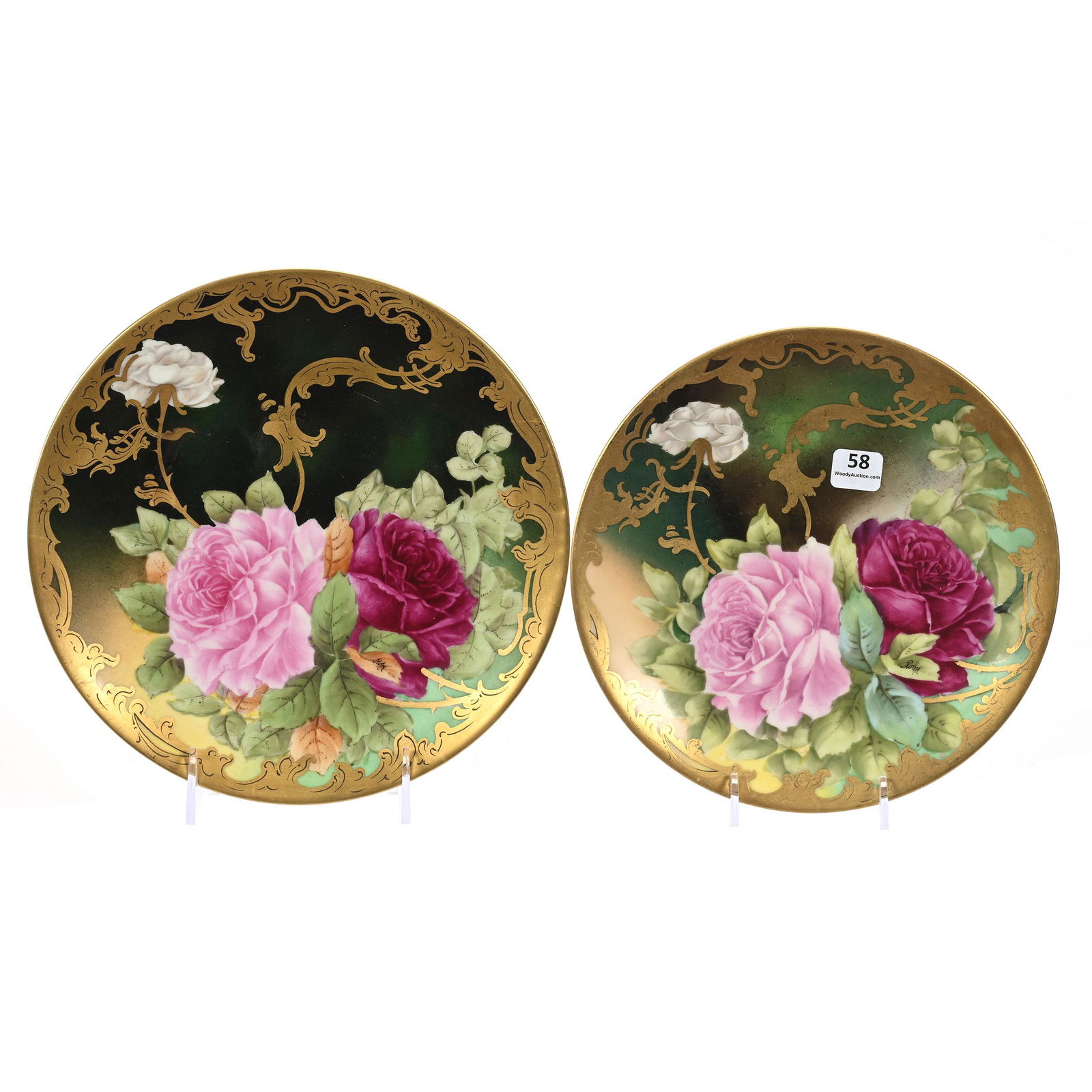 (2) Plates Marked Limoges (1 of 3)