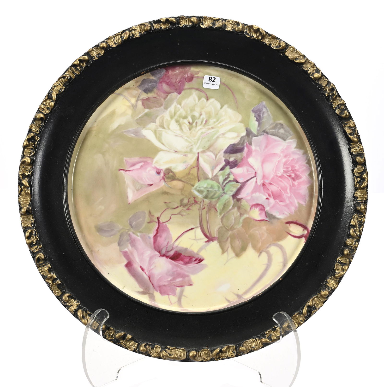 Round Plaque Marked D&C Limoges (1 of 2)