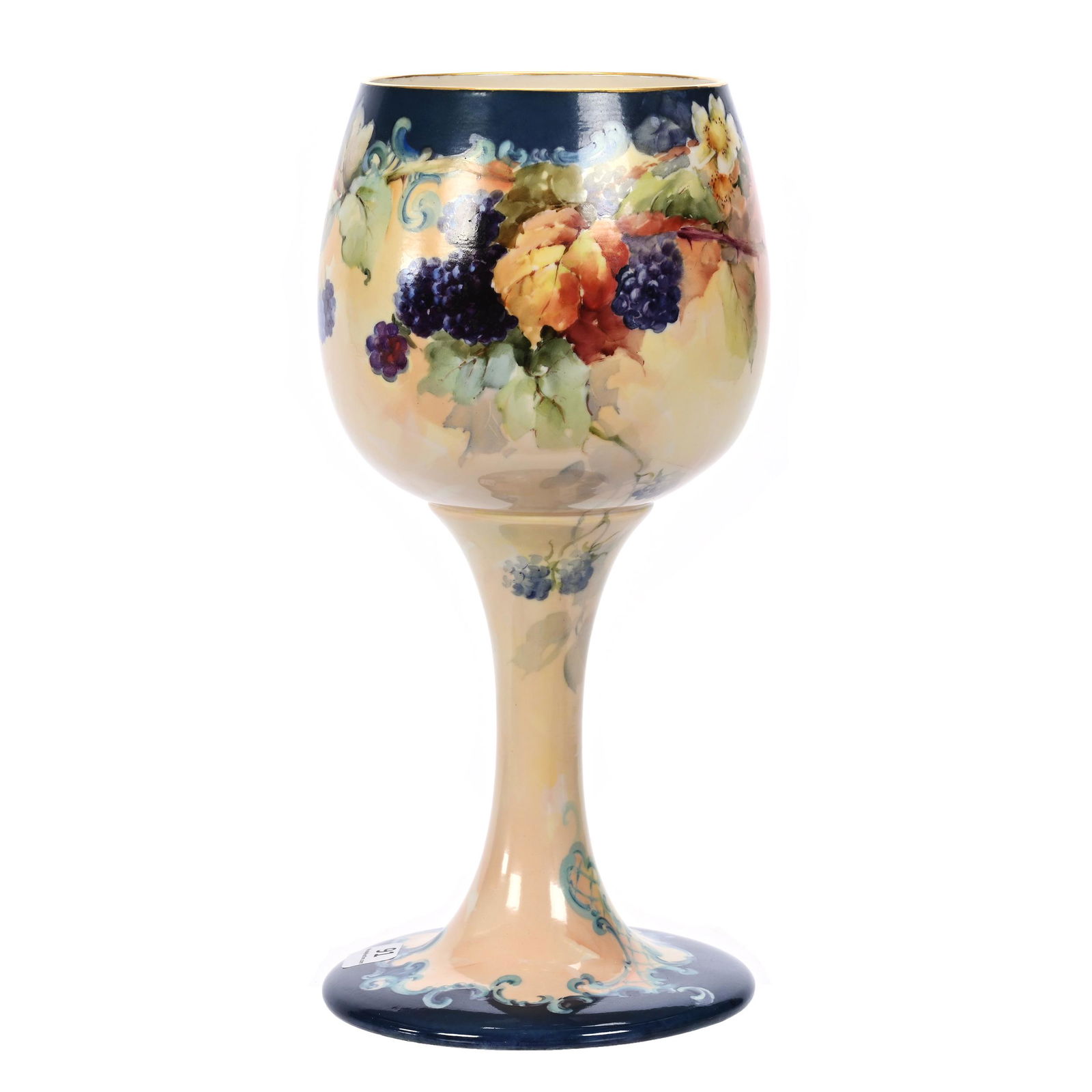 Toasting Goblet Marked Willetts Belleek (1 of 3)