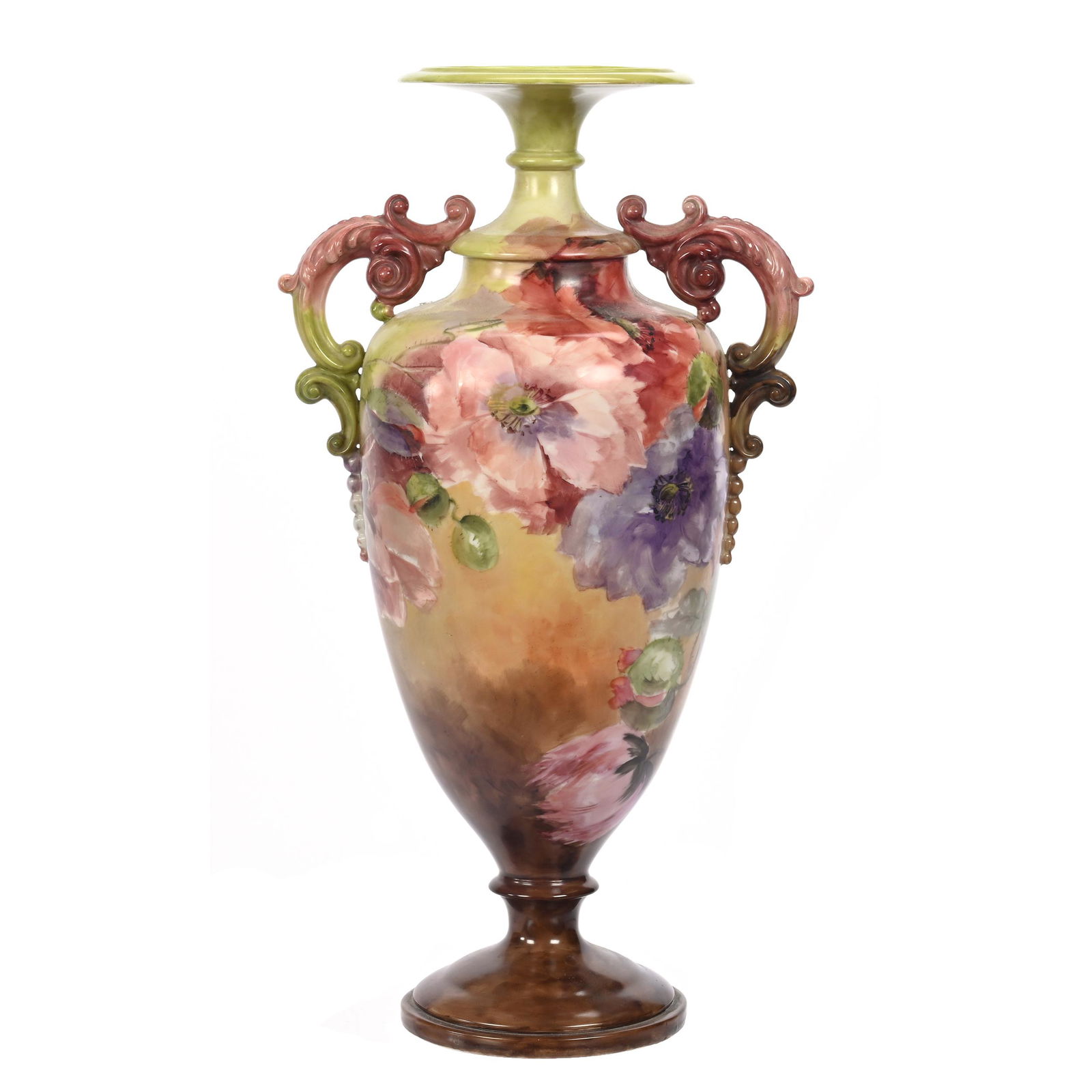 Pedestal Vase Marked CAC Belleek (1 of 3)