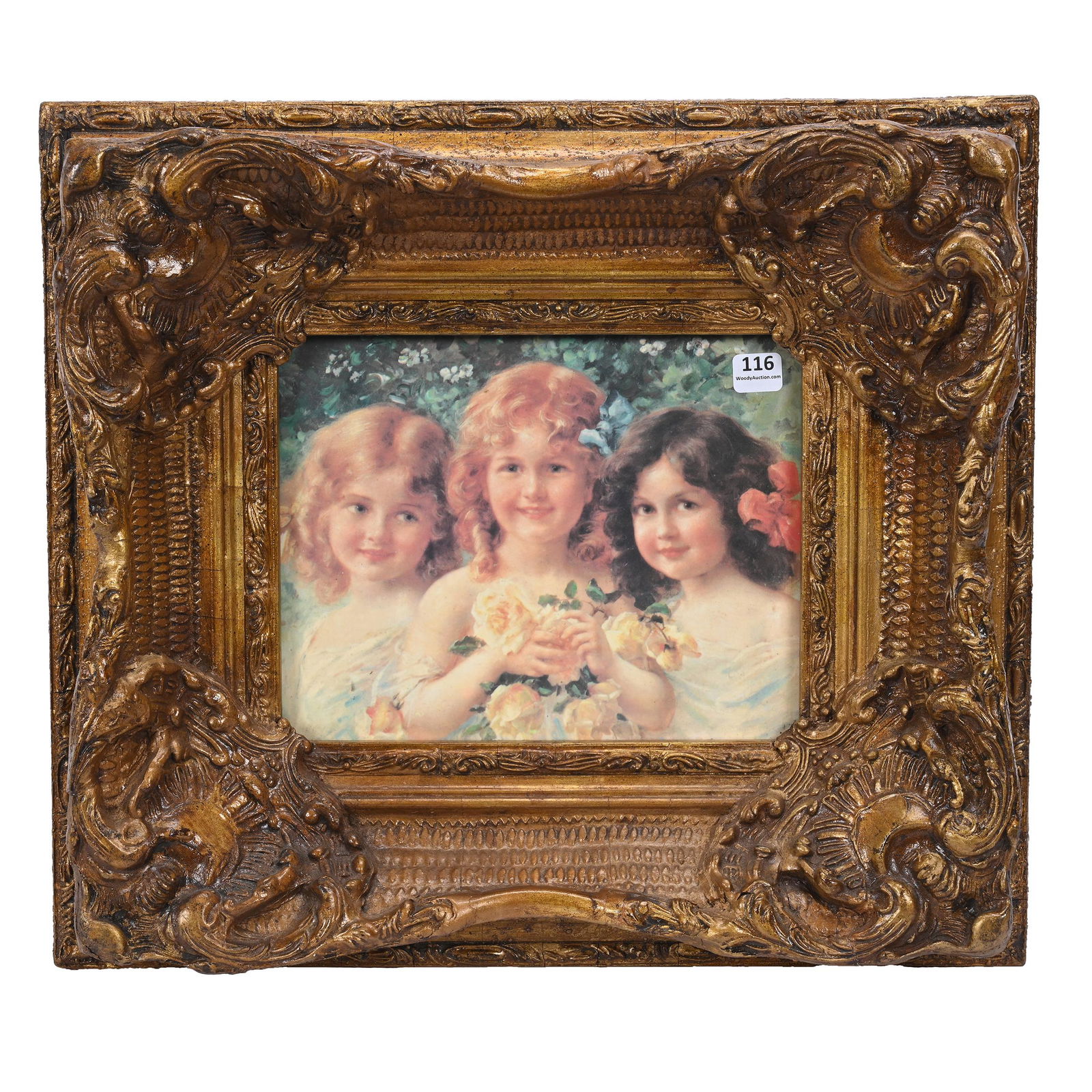 Porcelain Plaque Marked Limoges, Age Unknown (1 of 4)