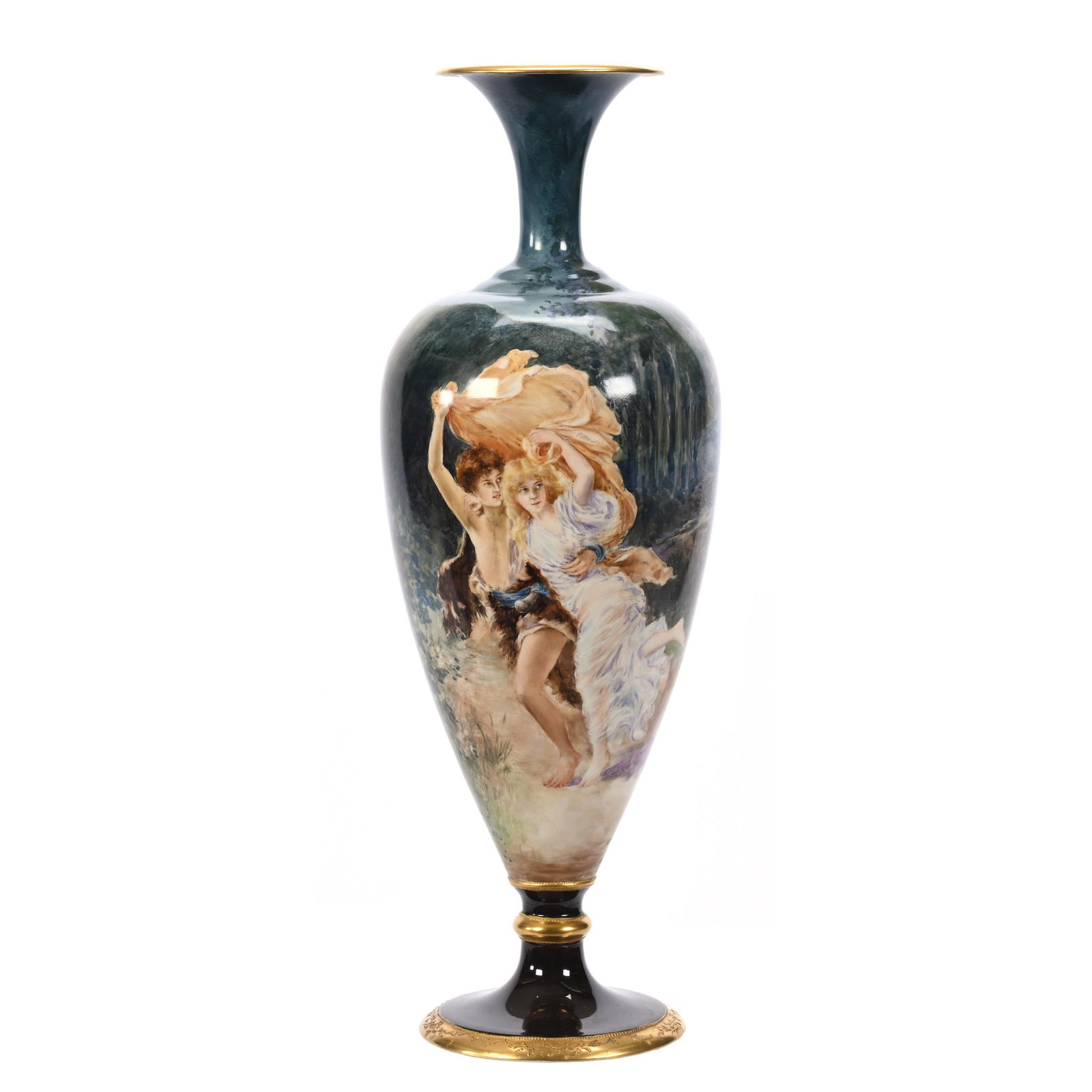 Pedestal Vase Marked Willetts Belleek (1 of 3)