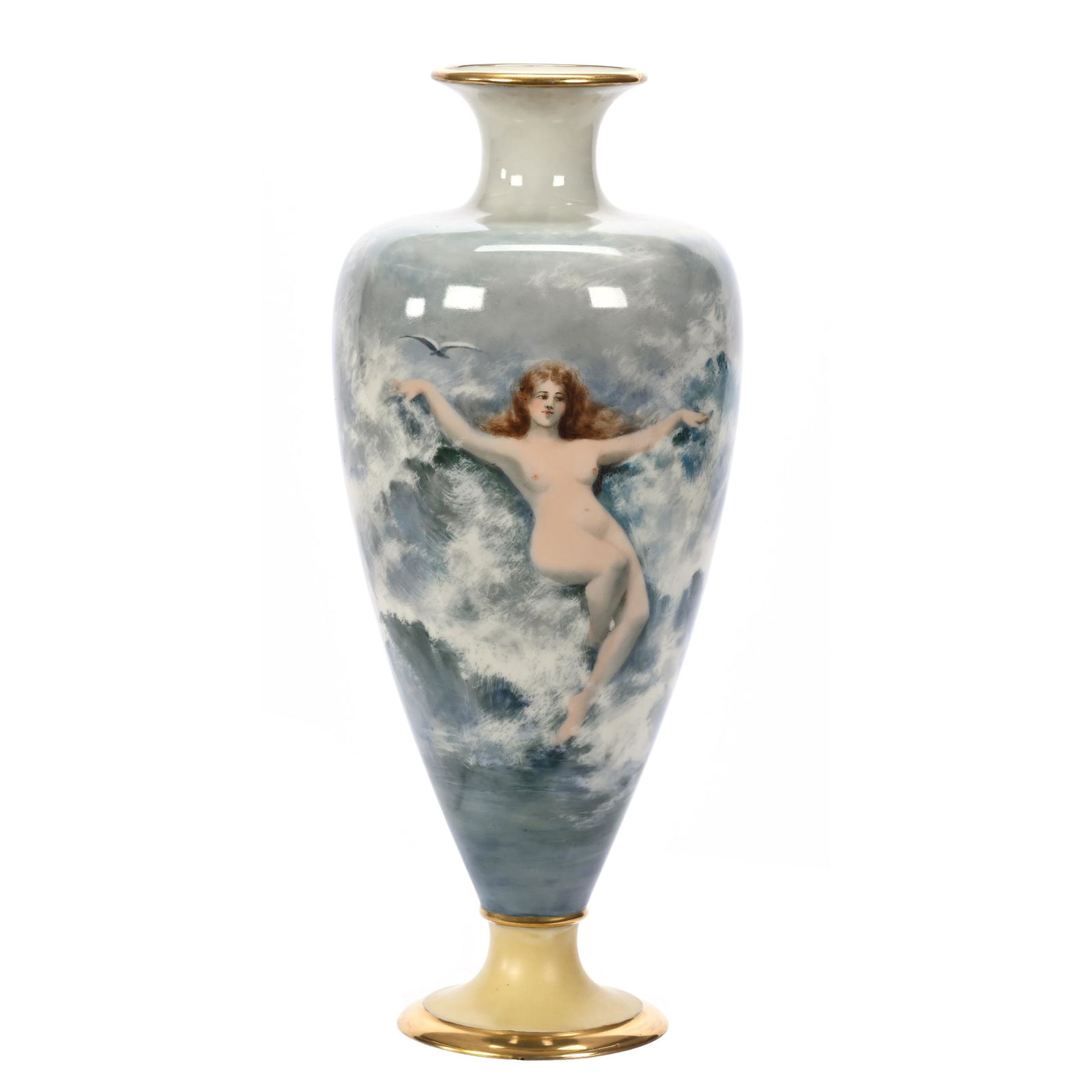Pedestal Vase Marked Lenox Belleek (1 of 3)