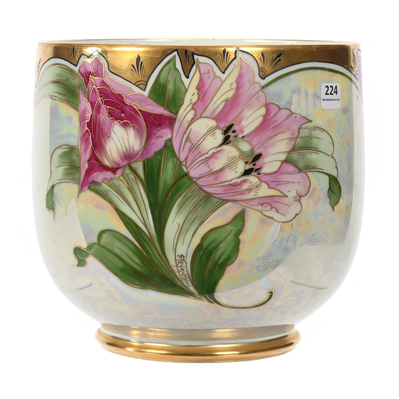 Jardiniere Marked W.G. Limoges (1 of 4)