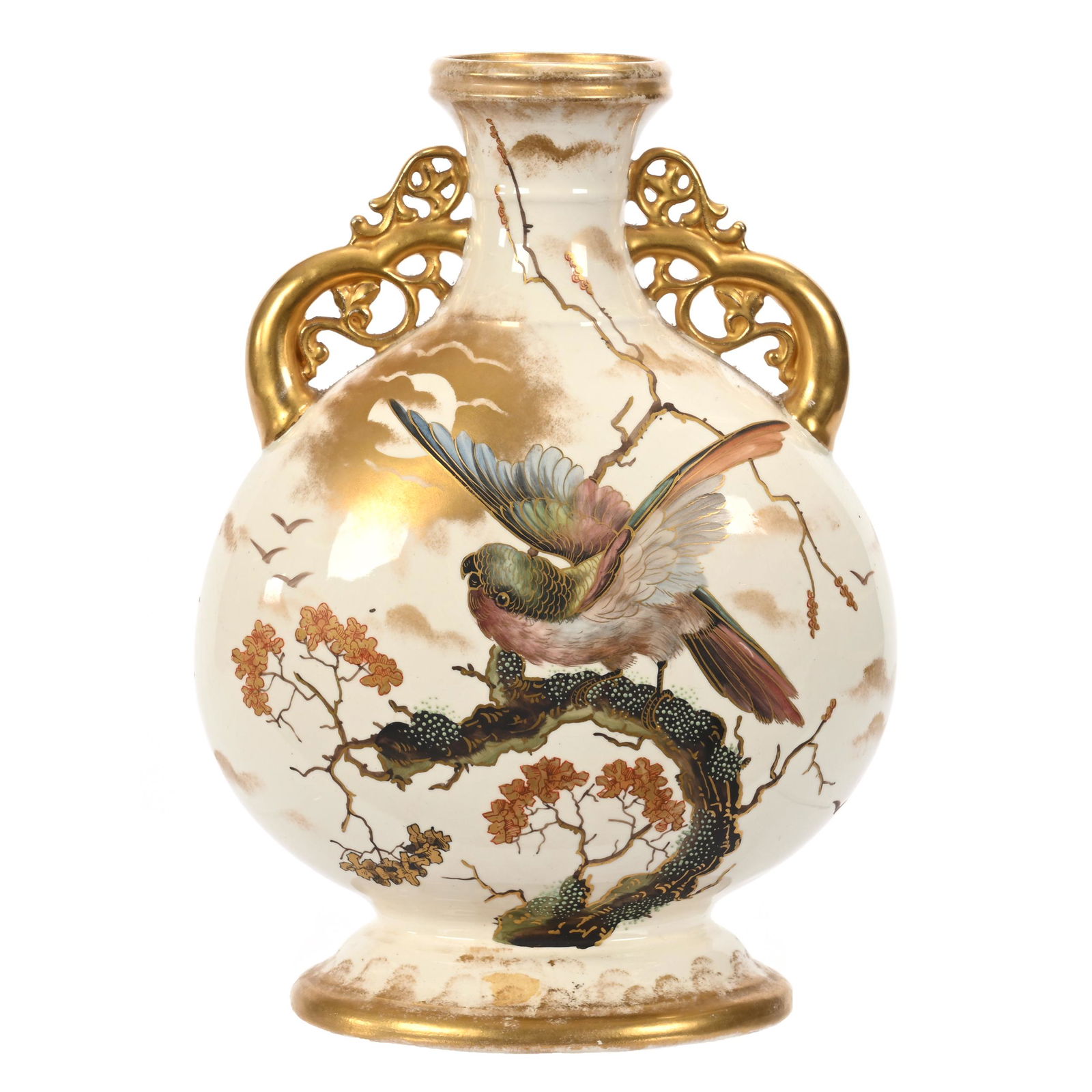 Pedestal Vase Marked Royal Bonn, Two Handles (1 of 3)