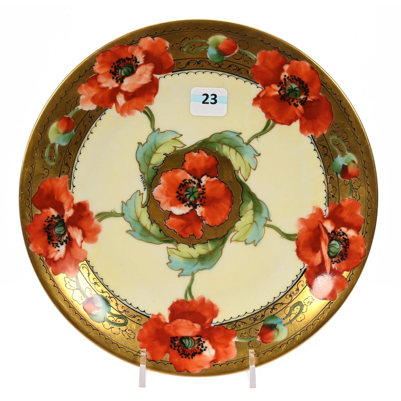 Plate Marked Pickard, T&V Limoges Blank (1 of 3)
