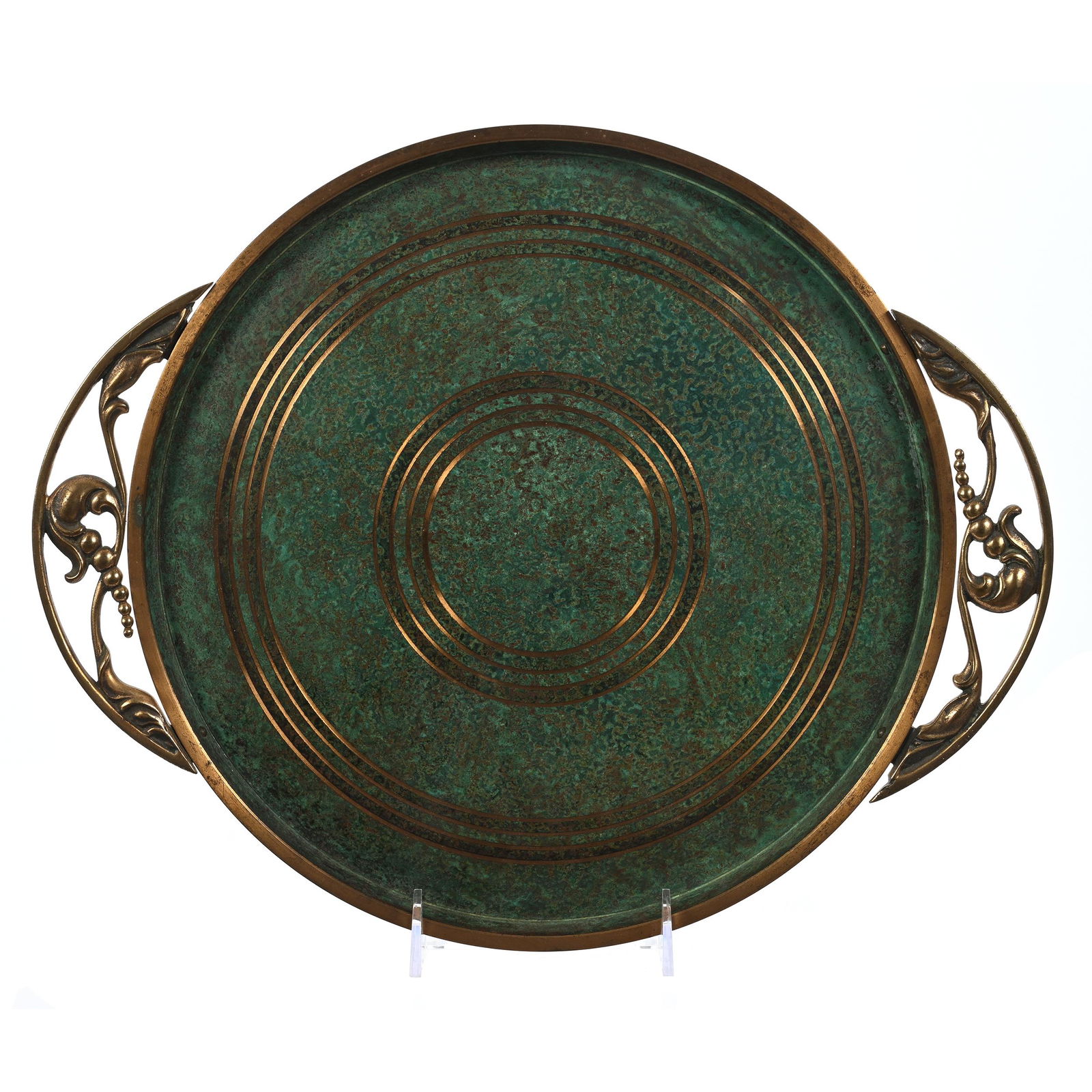 Tray, Bronze Art Deco Marked Carl Sorensen (1 of 3)