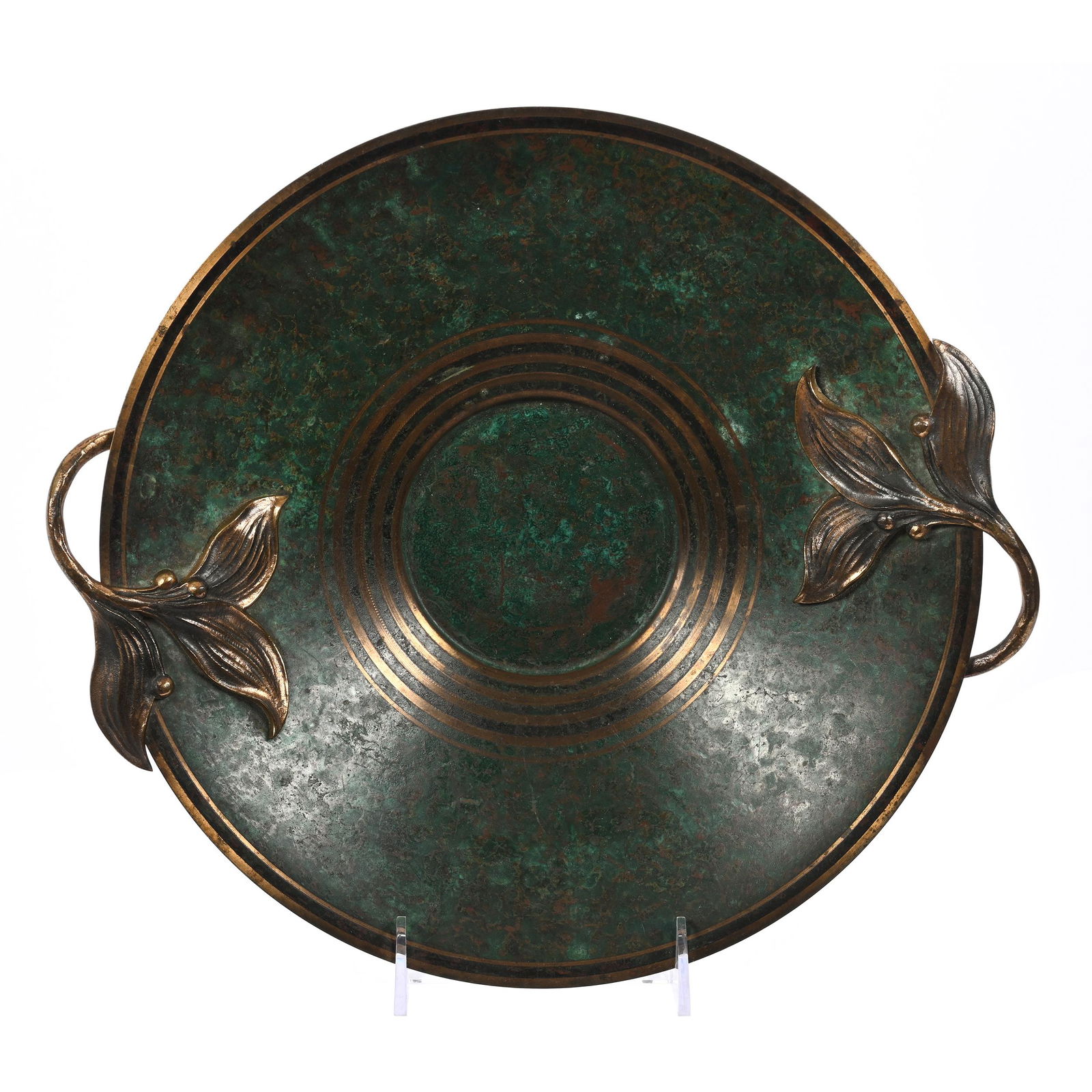 Bowl, Art Deco Marked Carl Sorensen Bronze (1 of 3)