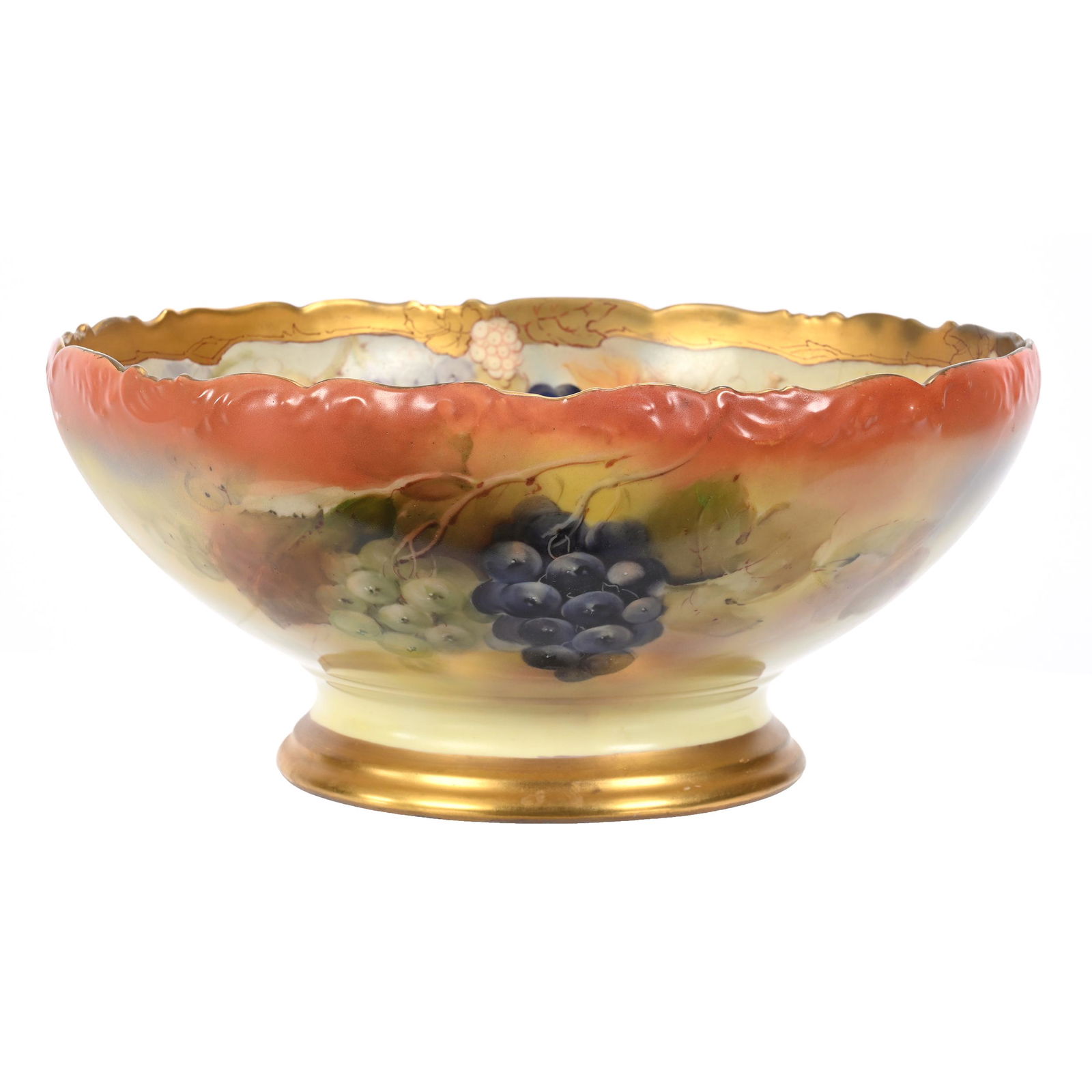 Pedestal Punch Bowl Marked Pickard (1 of 4)