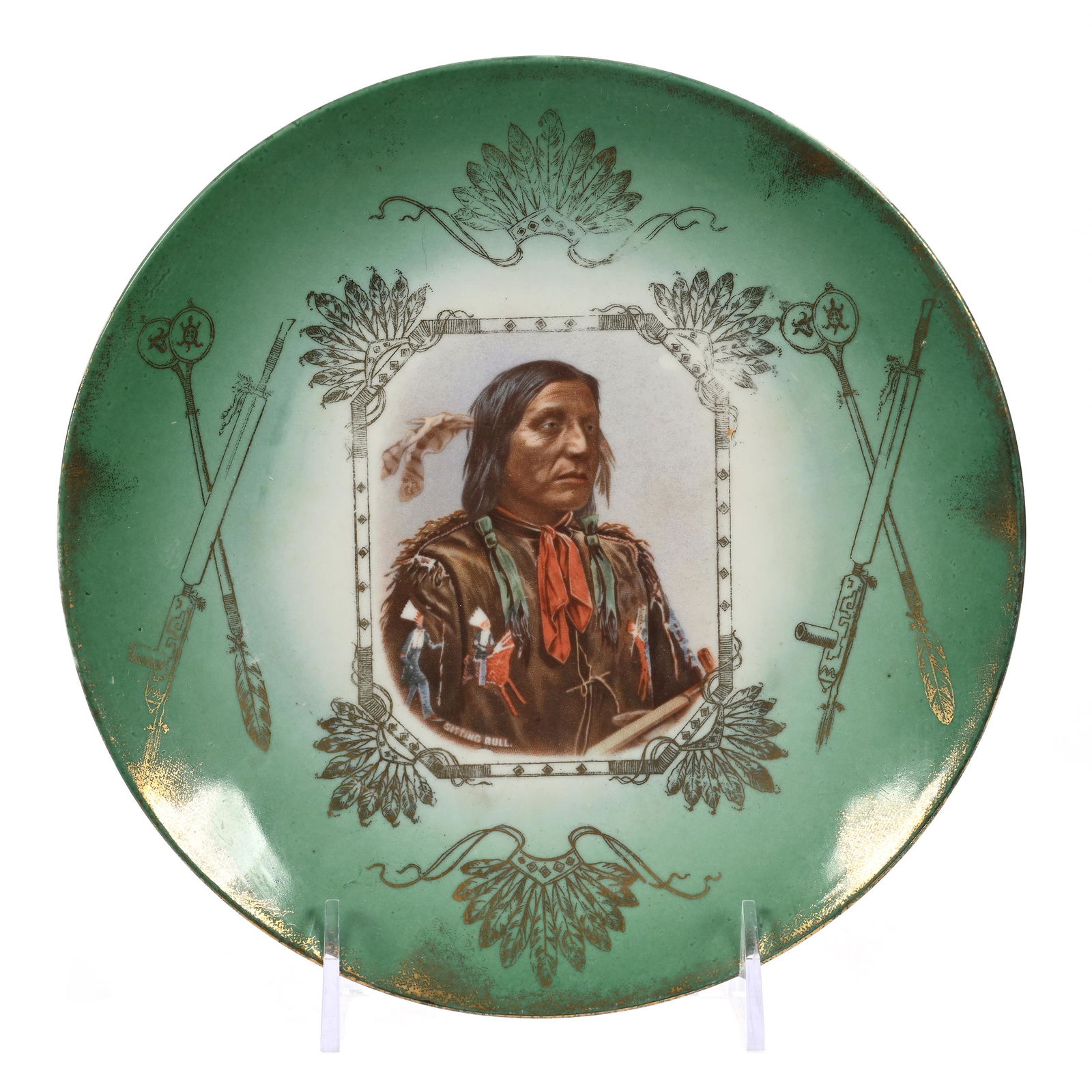 Plate Marked Royal Saxe (1 of 2)