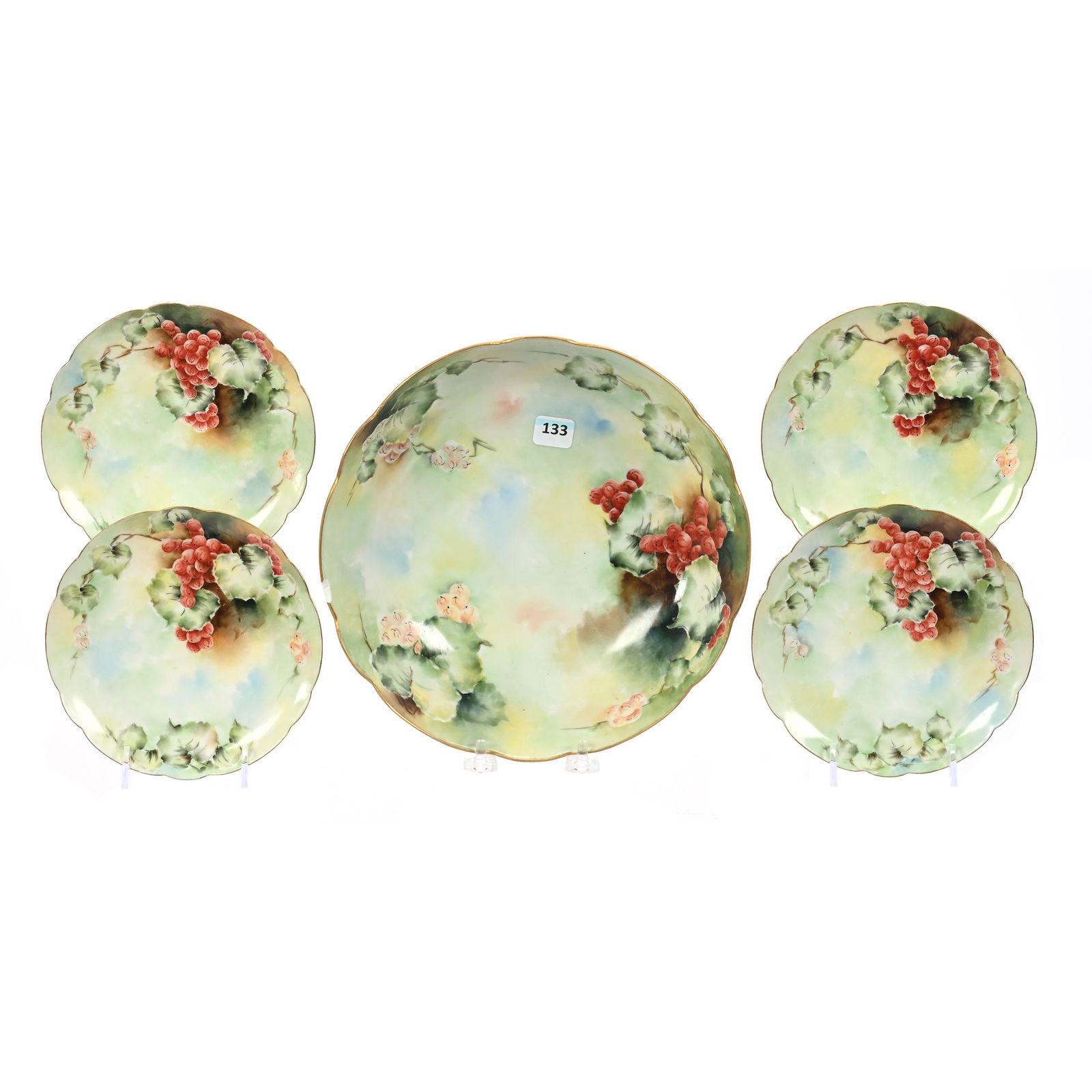 Bowl & Plate Set Marked Limoges (1 of 4)