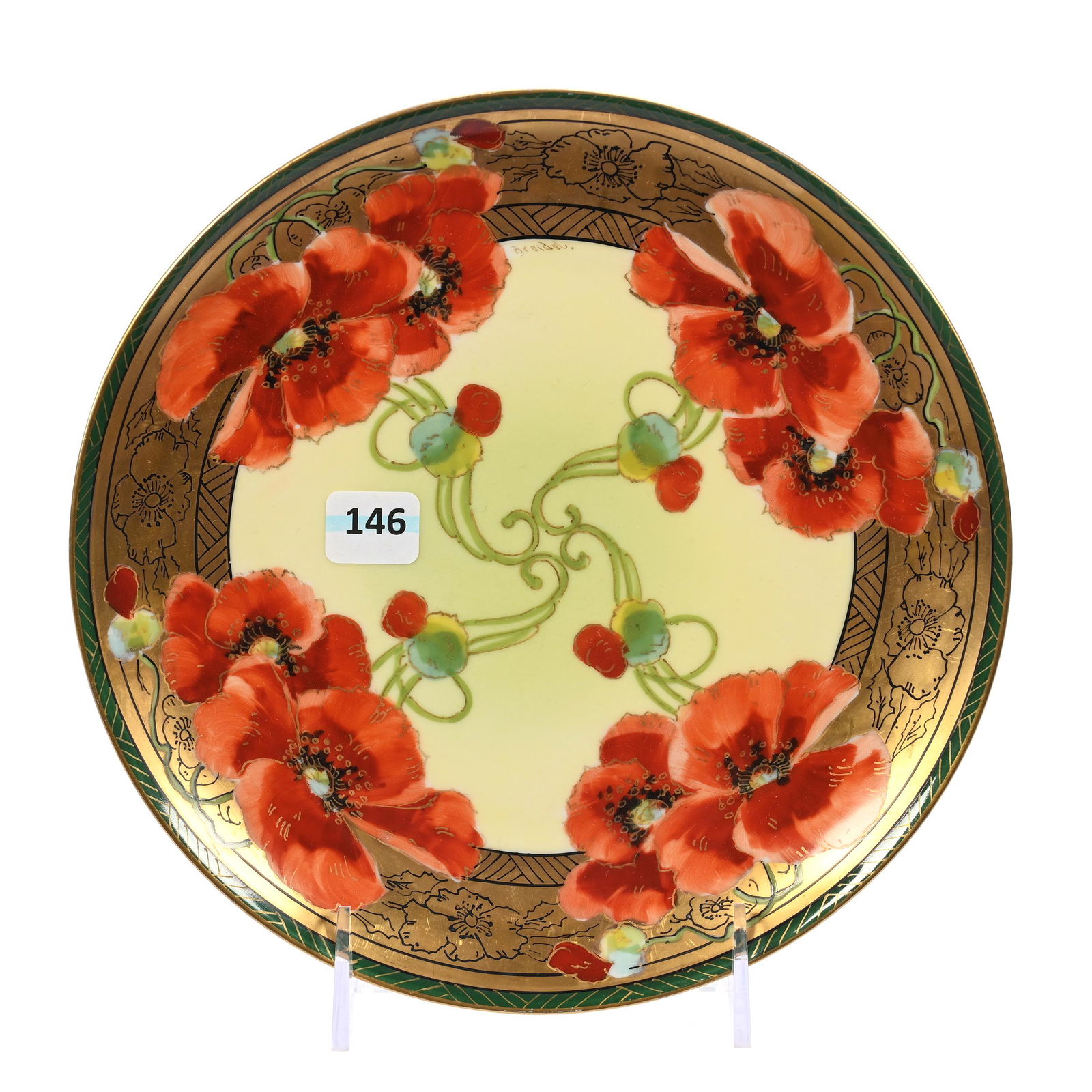 Plate Marked Pickard, Haviland Limoges Blank (1 of 3)