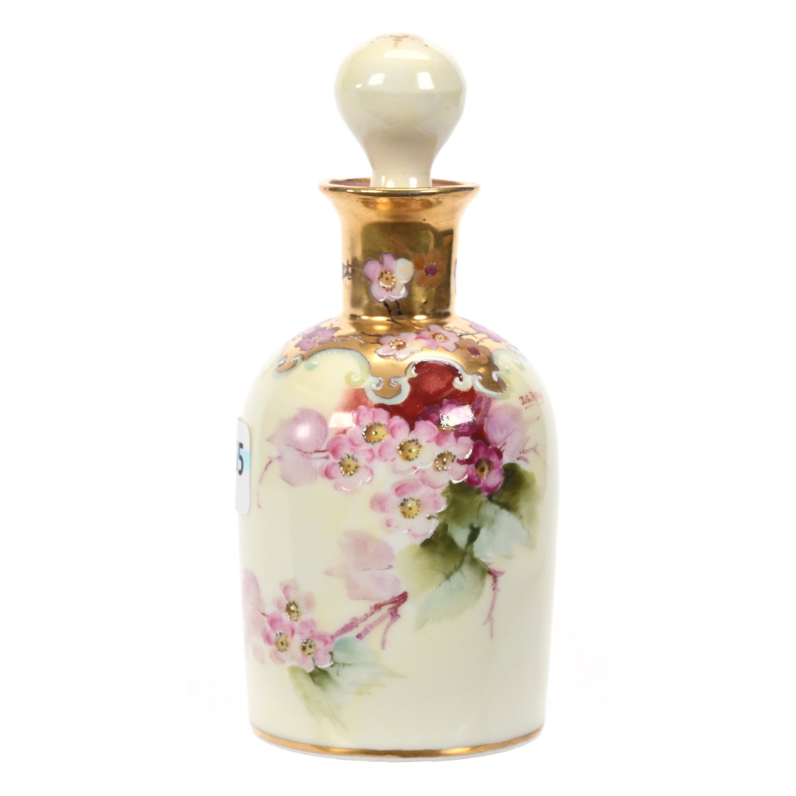 Perfume Bottle Marked W.G. Limoges (1 of 4)