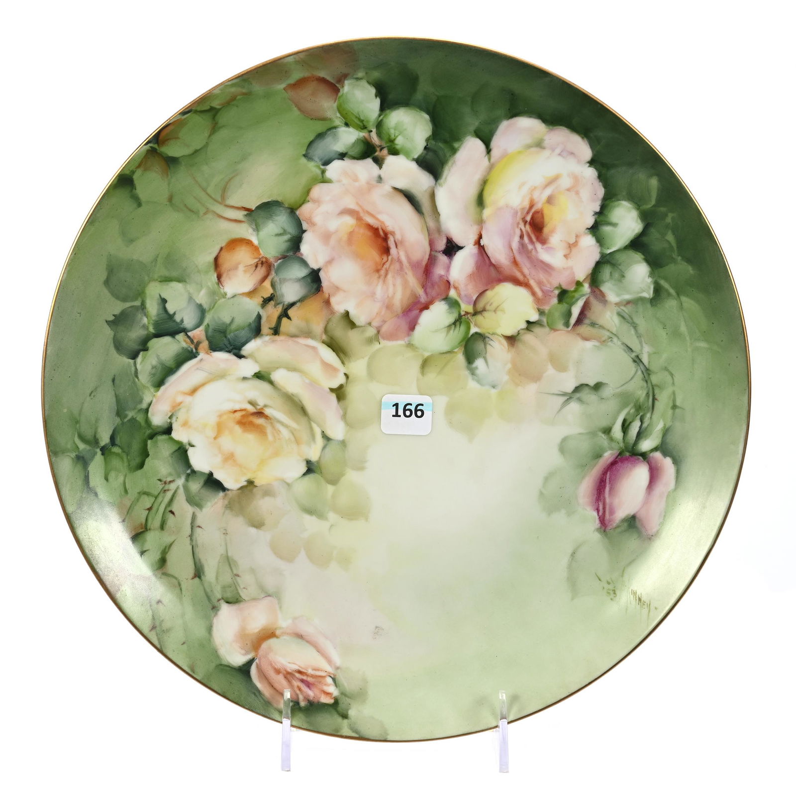 Charger, Unmarked Limoges Style (1 of 3)