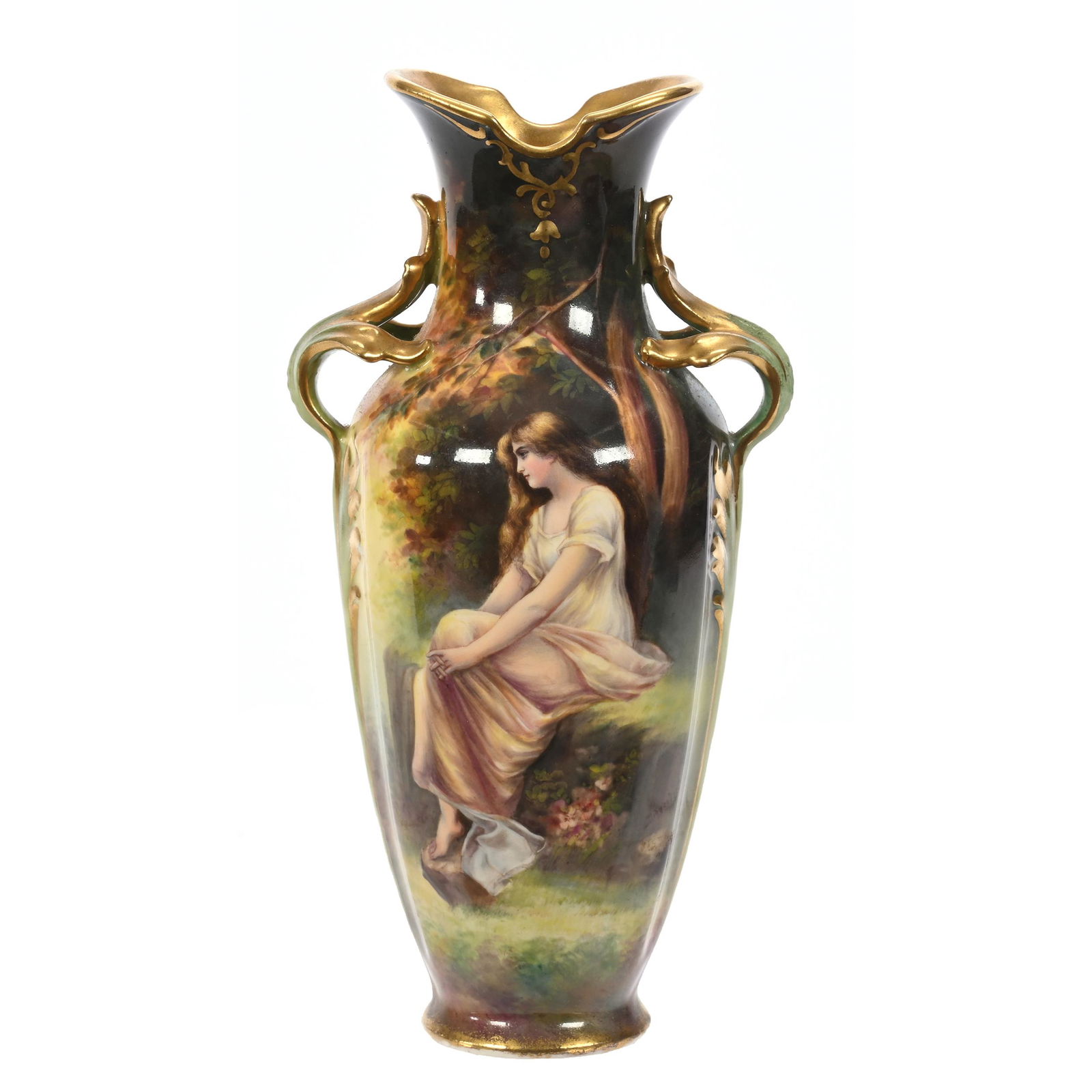 Vase Marked Royal Bonn, Two Handles (1 of 4)