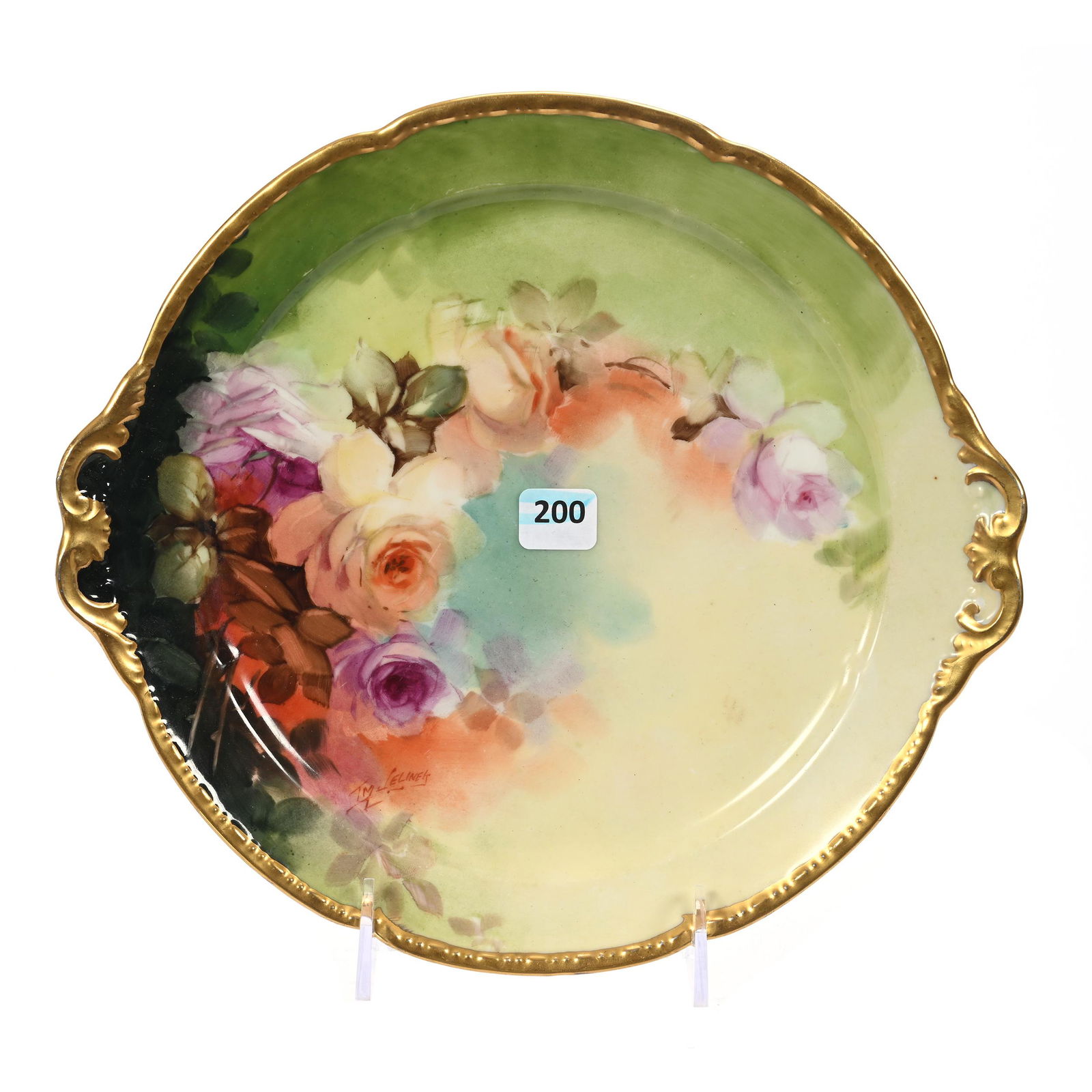 Cake Plate Marked Pickard, Limoges Blank (1 of 3)