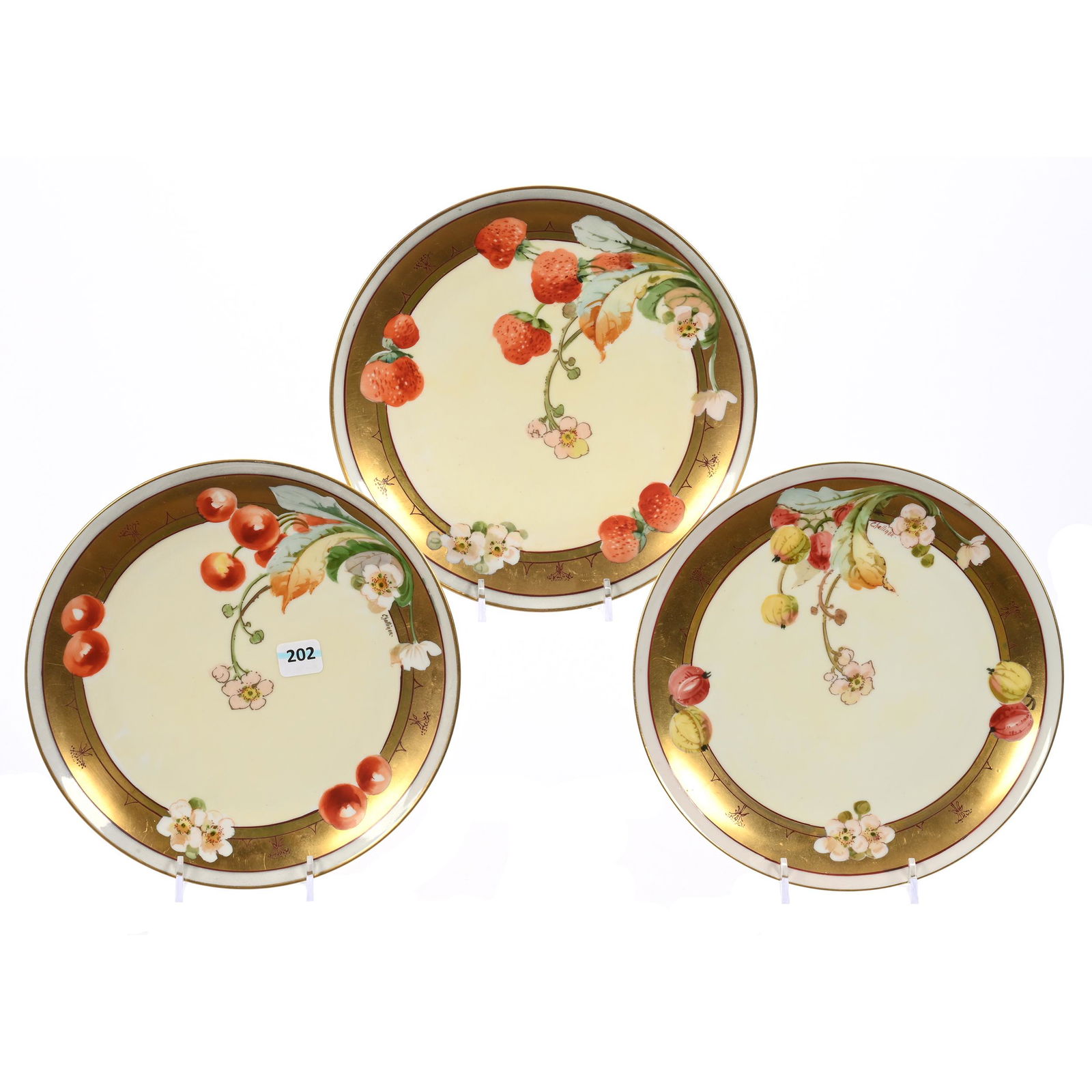 (3) Plates Marked Donath Studios (1 of 4)