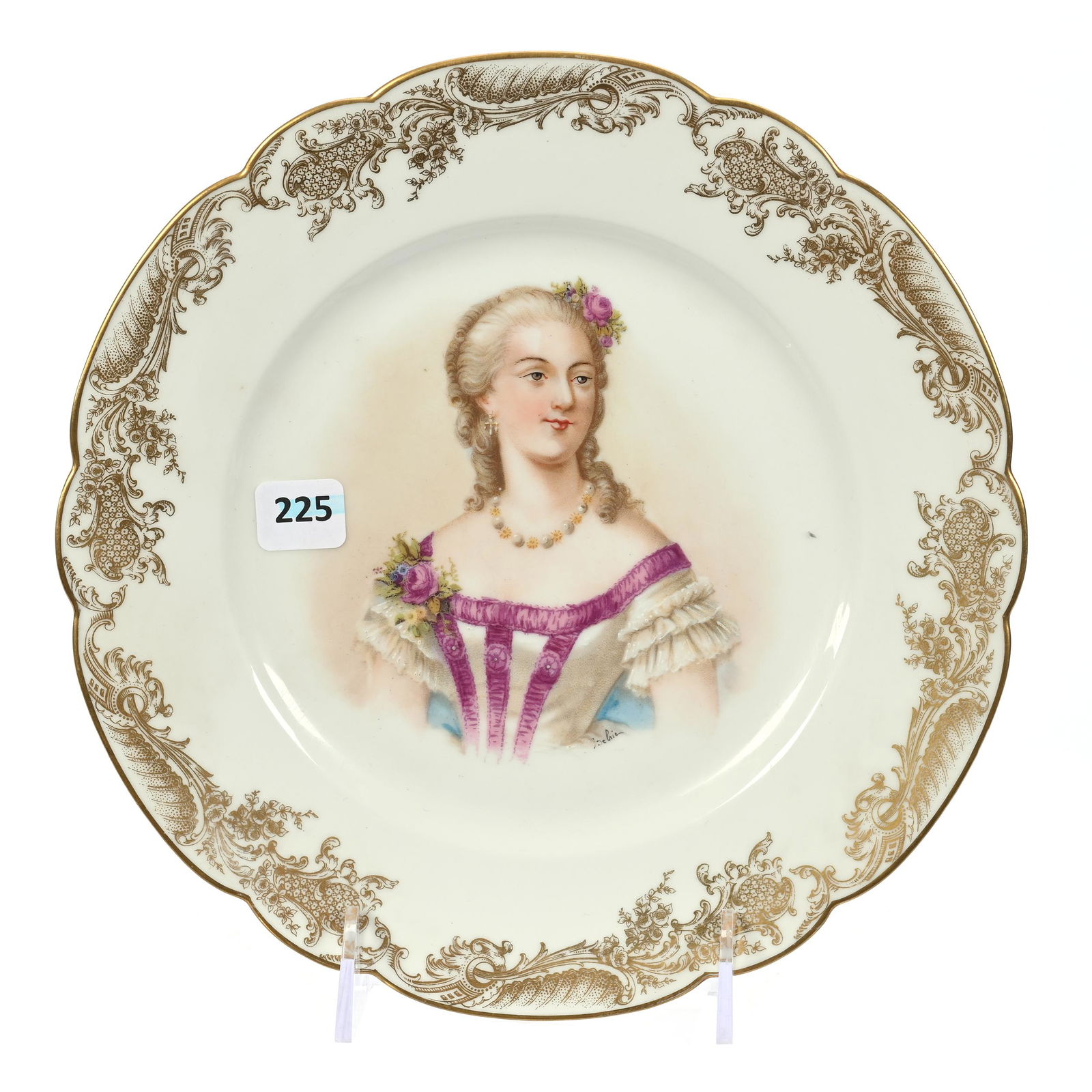 Plate Marked Sevres (1 of 3)