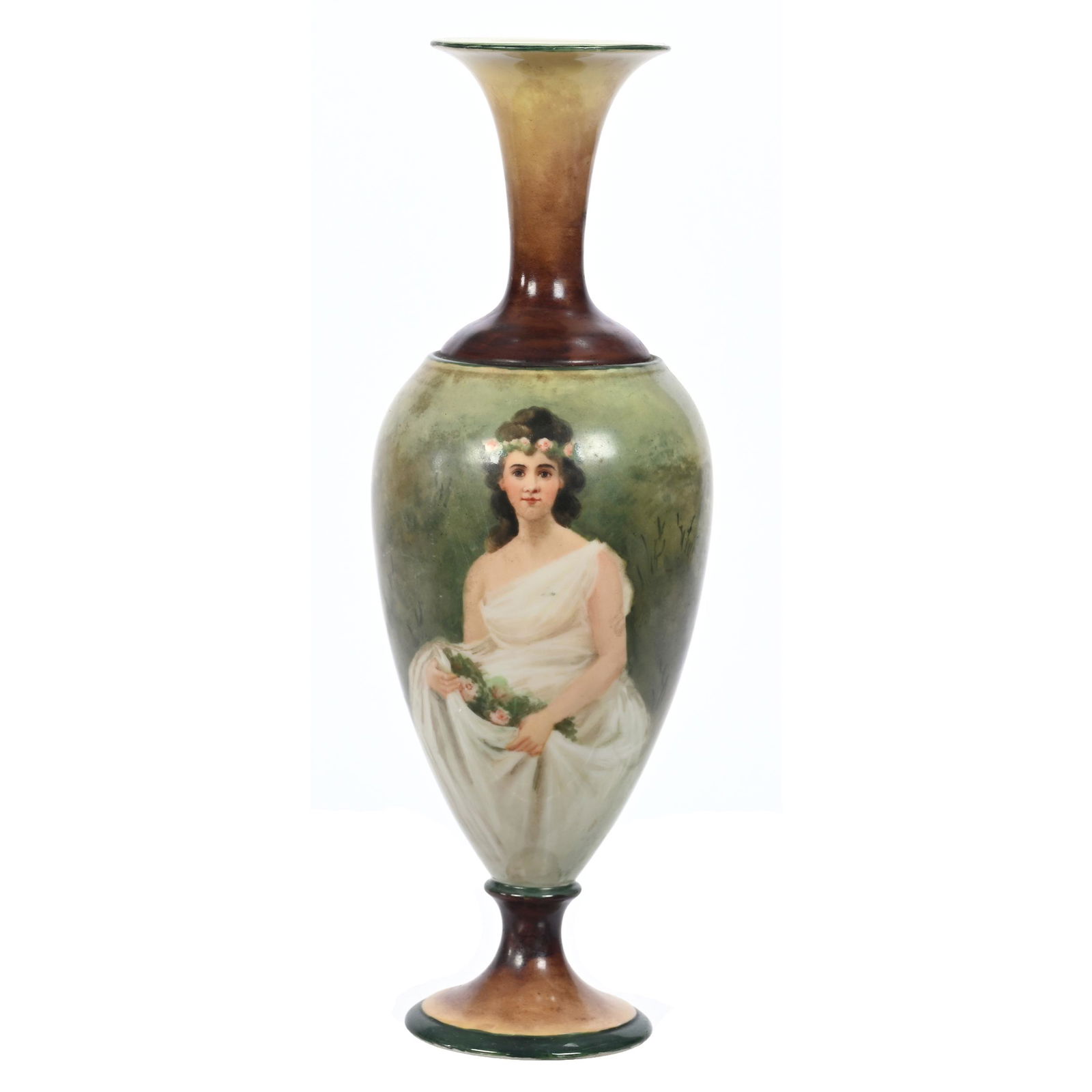 Pedestal Vase Marked CAC Belleek (1 of 3)