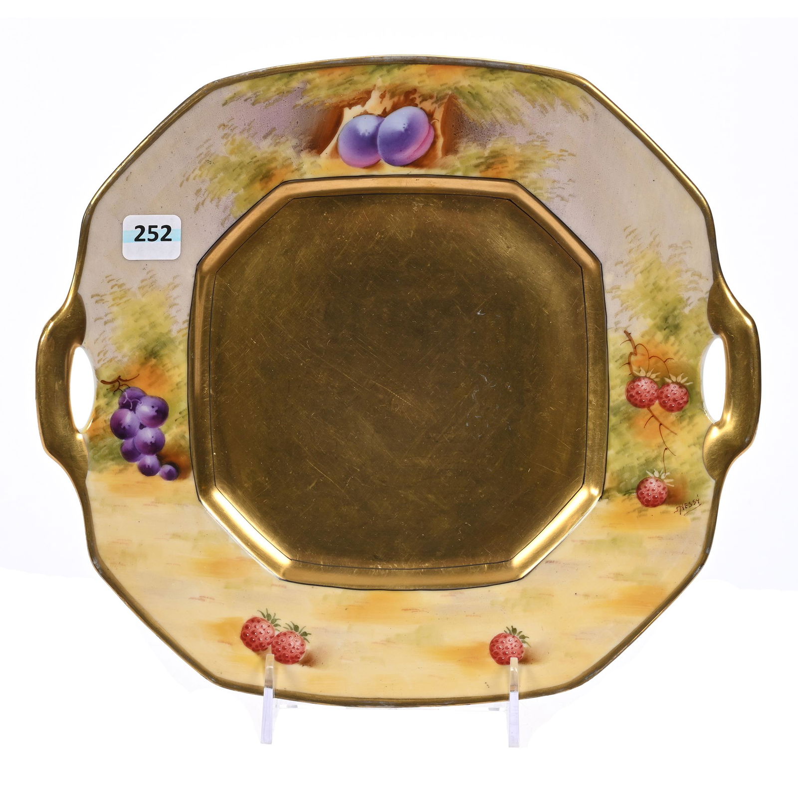 Cake Plate Marked Pickard (1 of 3)