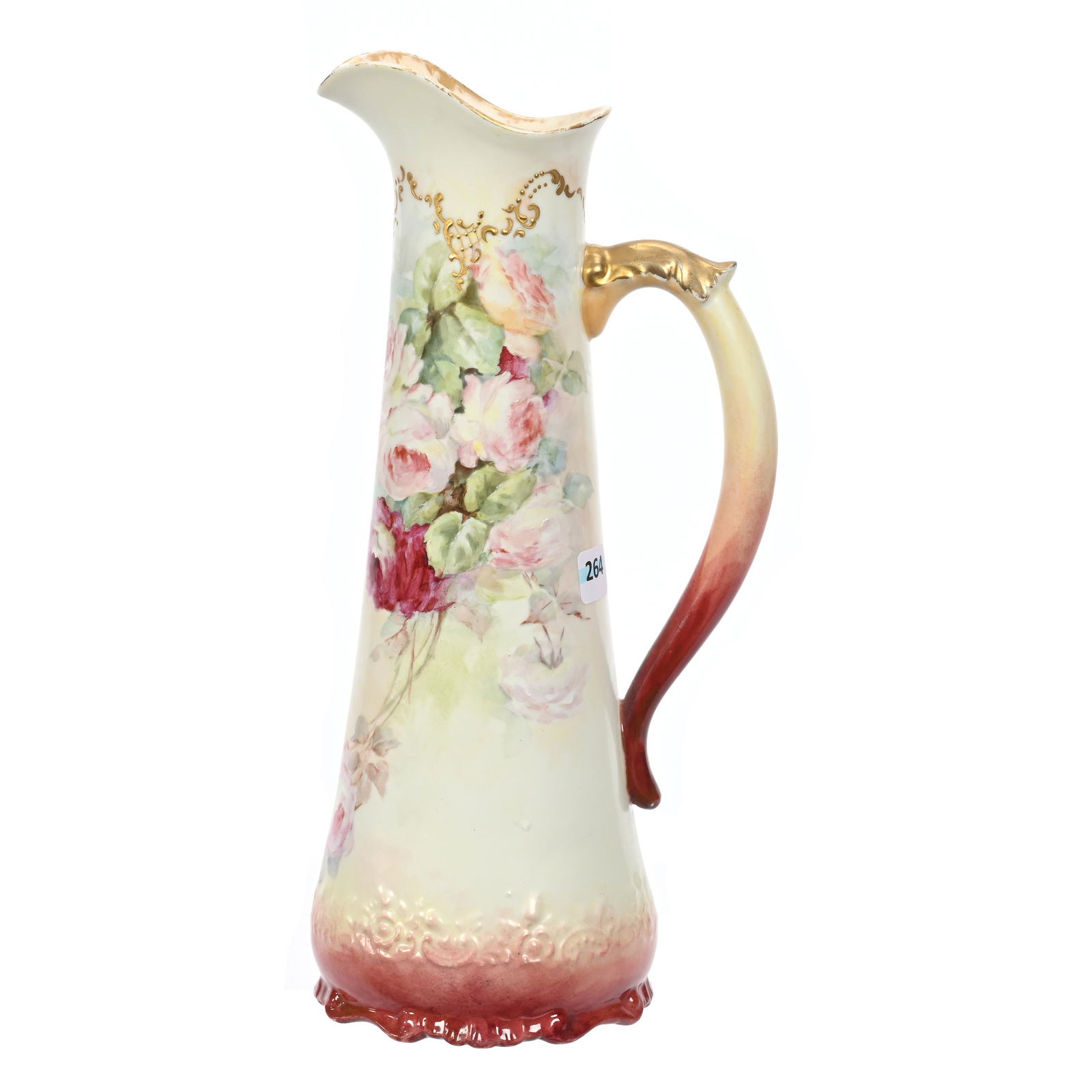 Pitcher Marked A.K. Limoges (1 of 3)