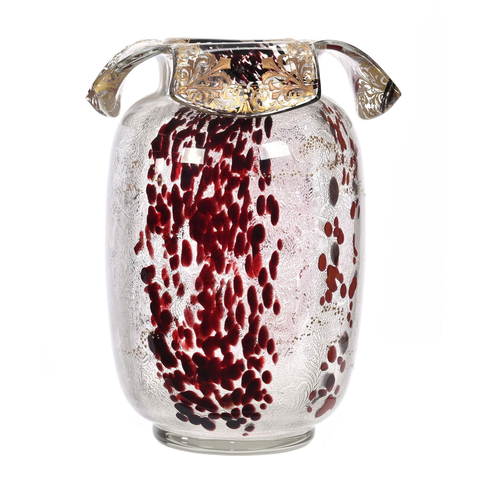 Vase, Ernest Baptiste Leveille French Art Glass (1 of 3)