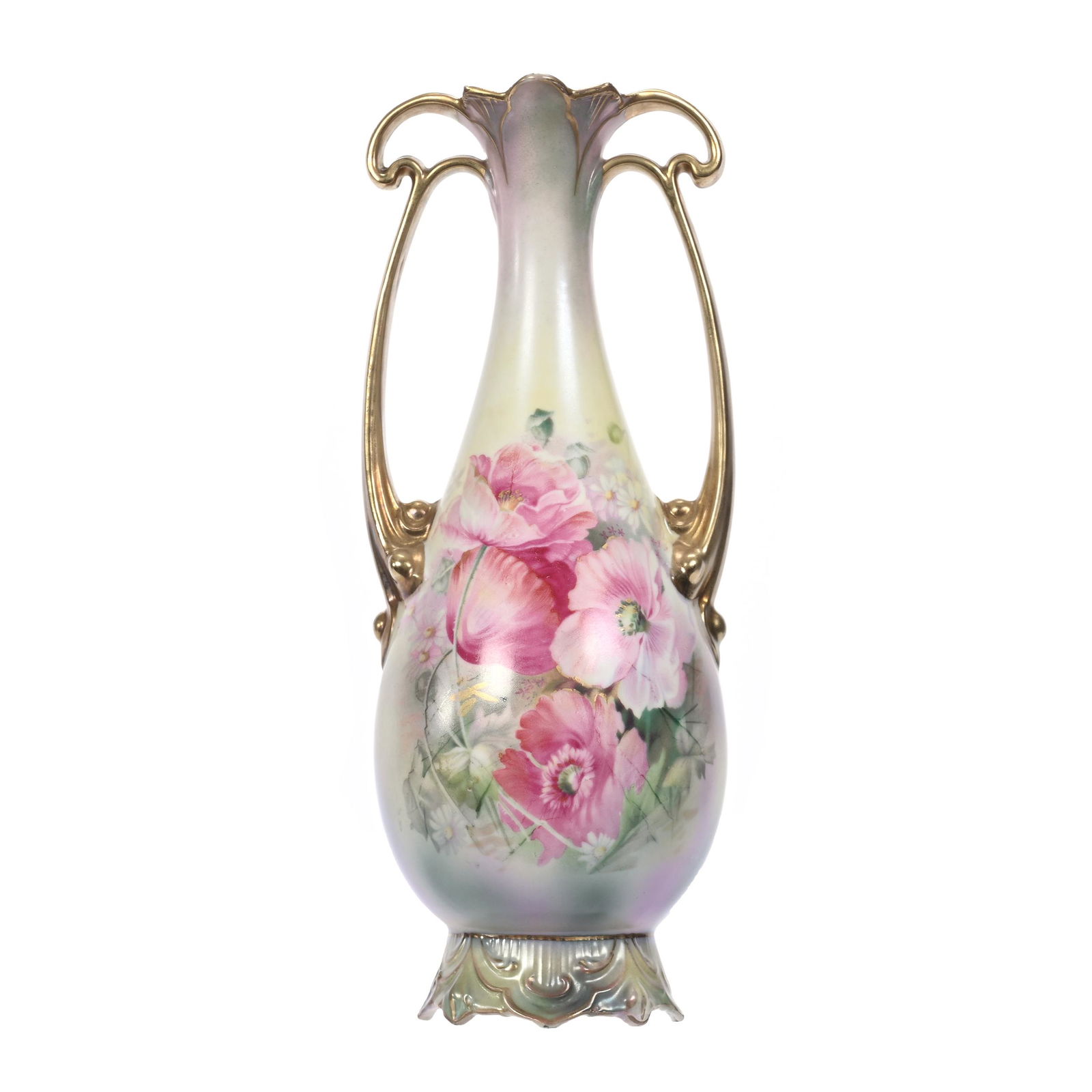 Vase Marked R.S. Prussia, Two Handles (1 of 3)