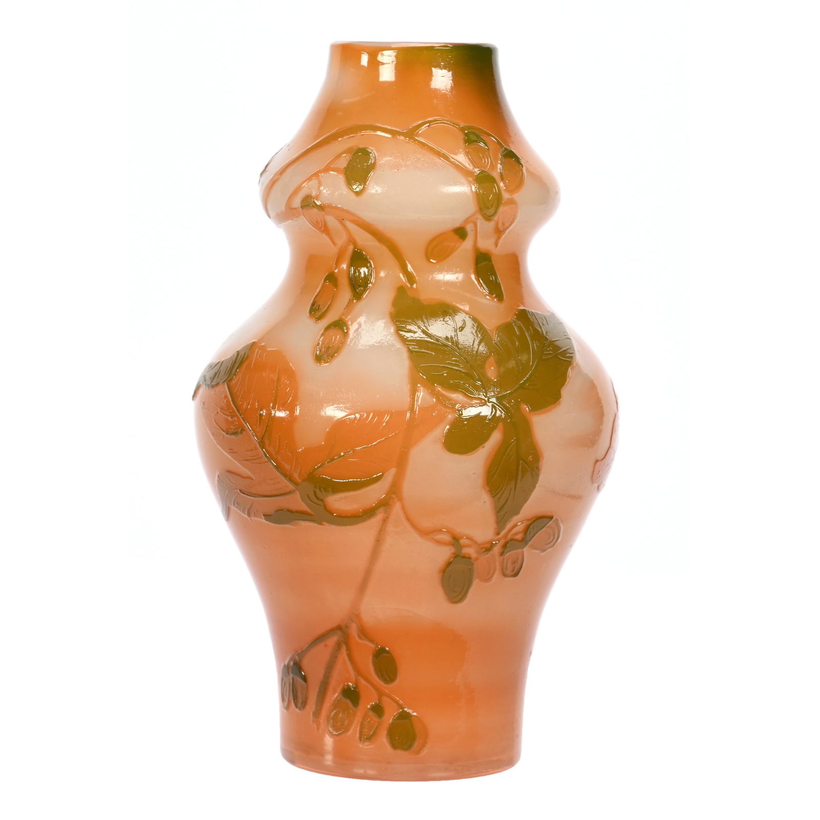 Vase Signed Muller Croismare French Cameo (1 of 4)