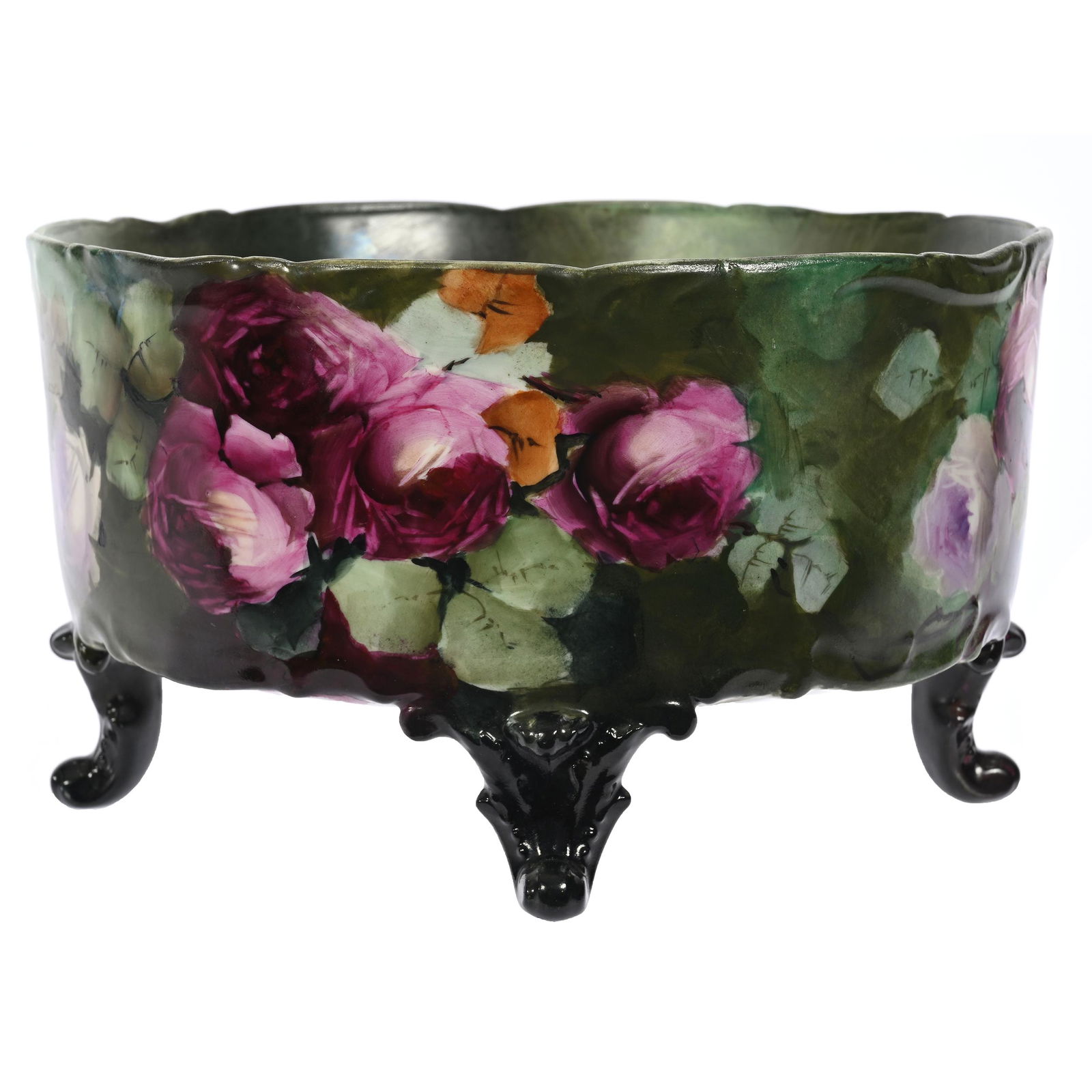 Footed Ferner Marked D&C Limoges (1 of 3)