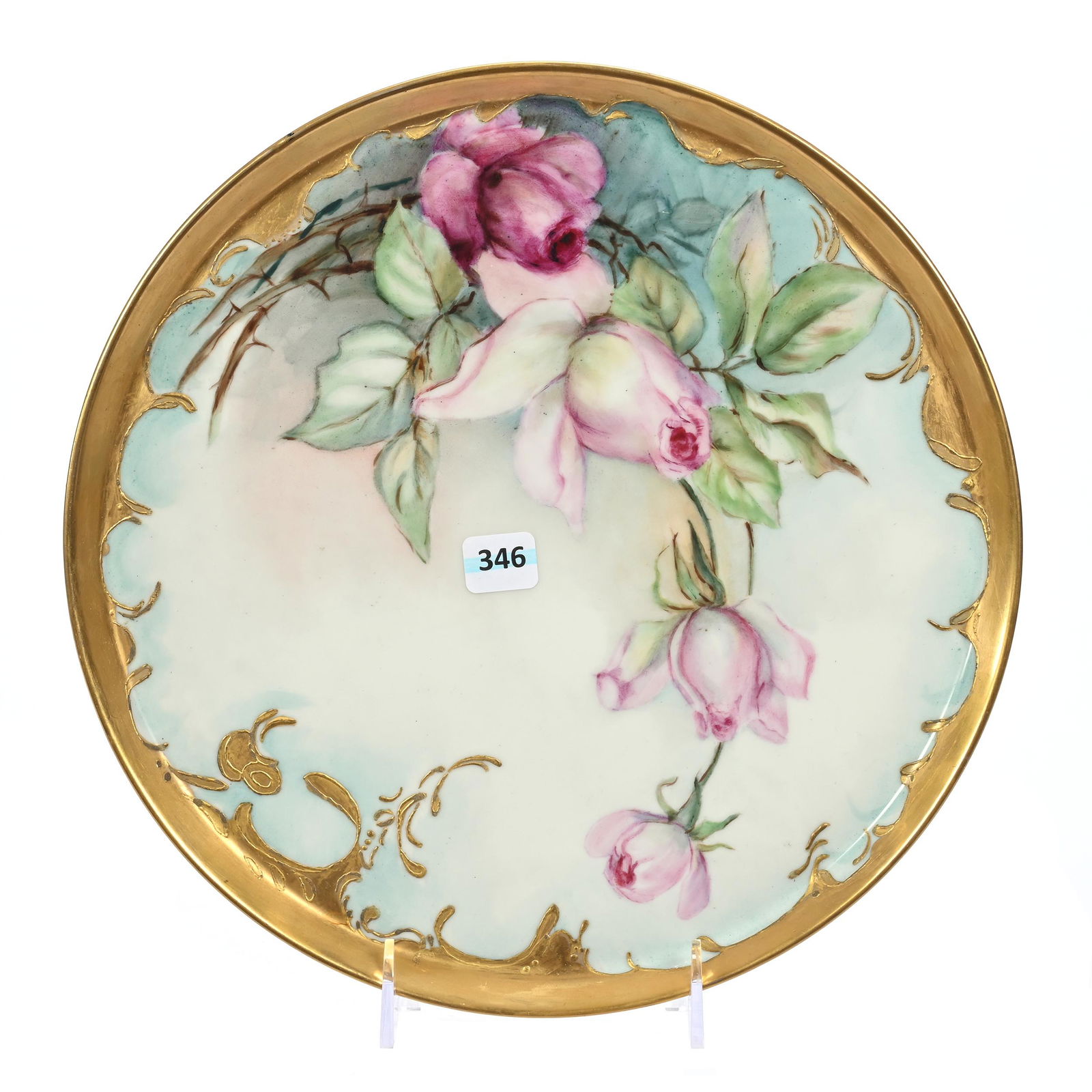 Round Tray Marked T&V Limoges (1 of 2)