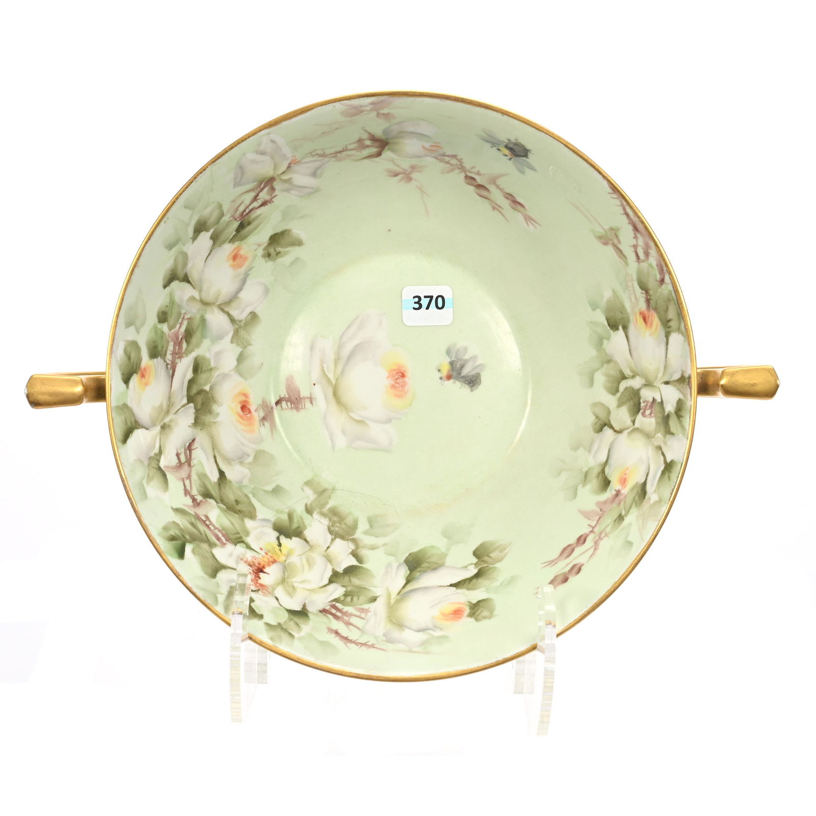 Bowl Marked B&C Limoges, Two Handles (1 of 4)