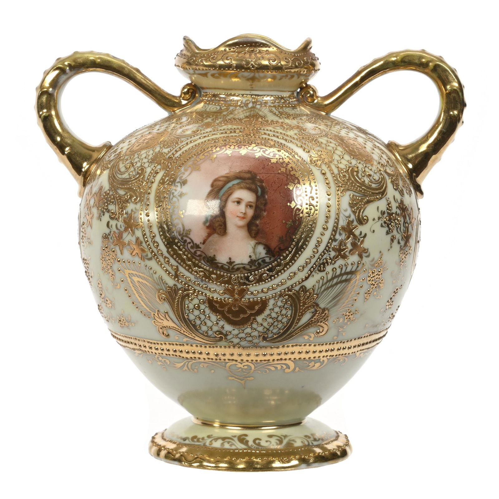 Vase Marked Nippon, Two Handles (1 of 4)