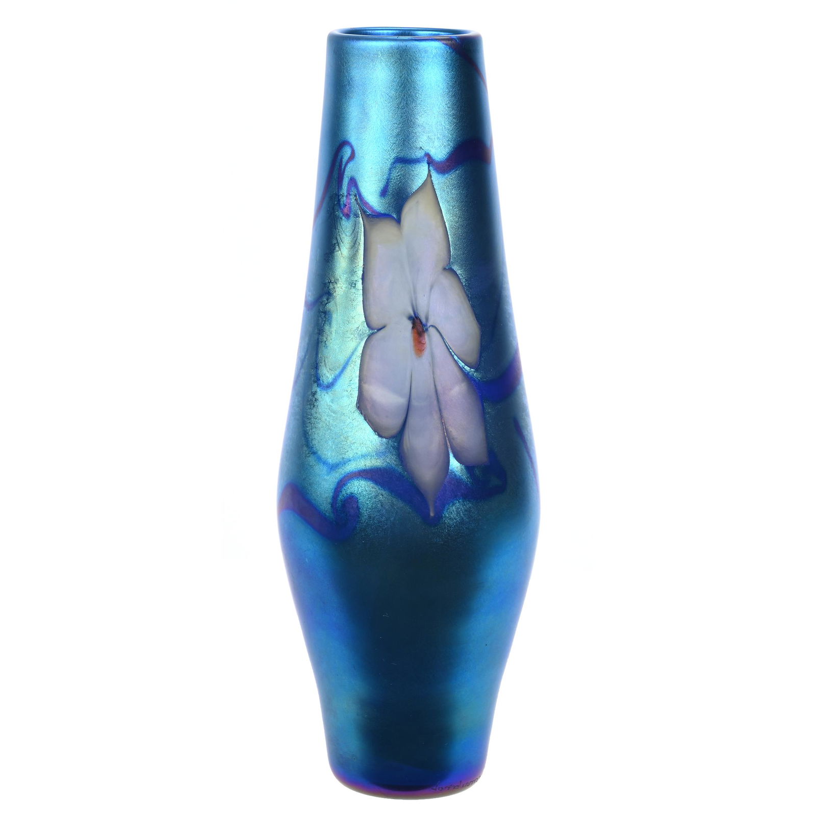 Contemporary Art Glass Vase, Vandermark, Dated 1979 (1 of 5)