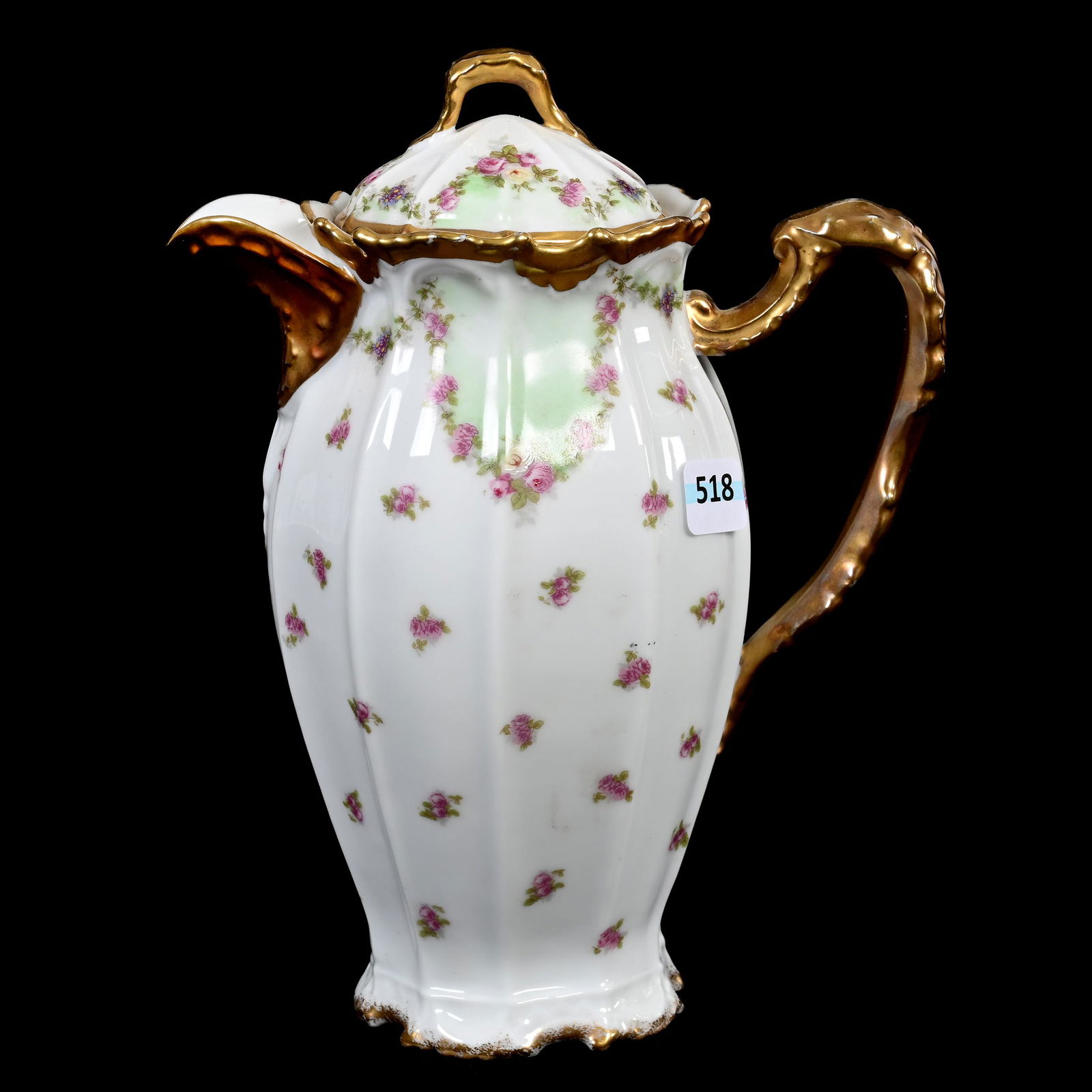Chocolate Pot Marked Coronet Limoges (1 of 3)