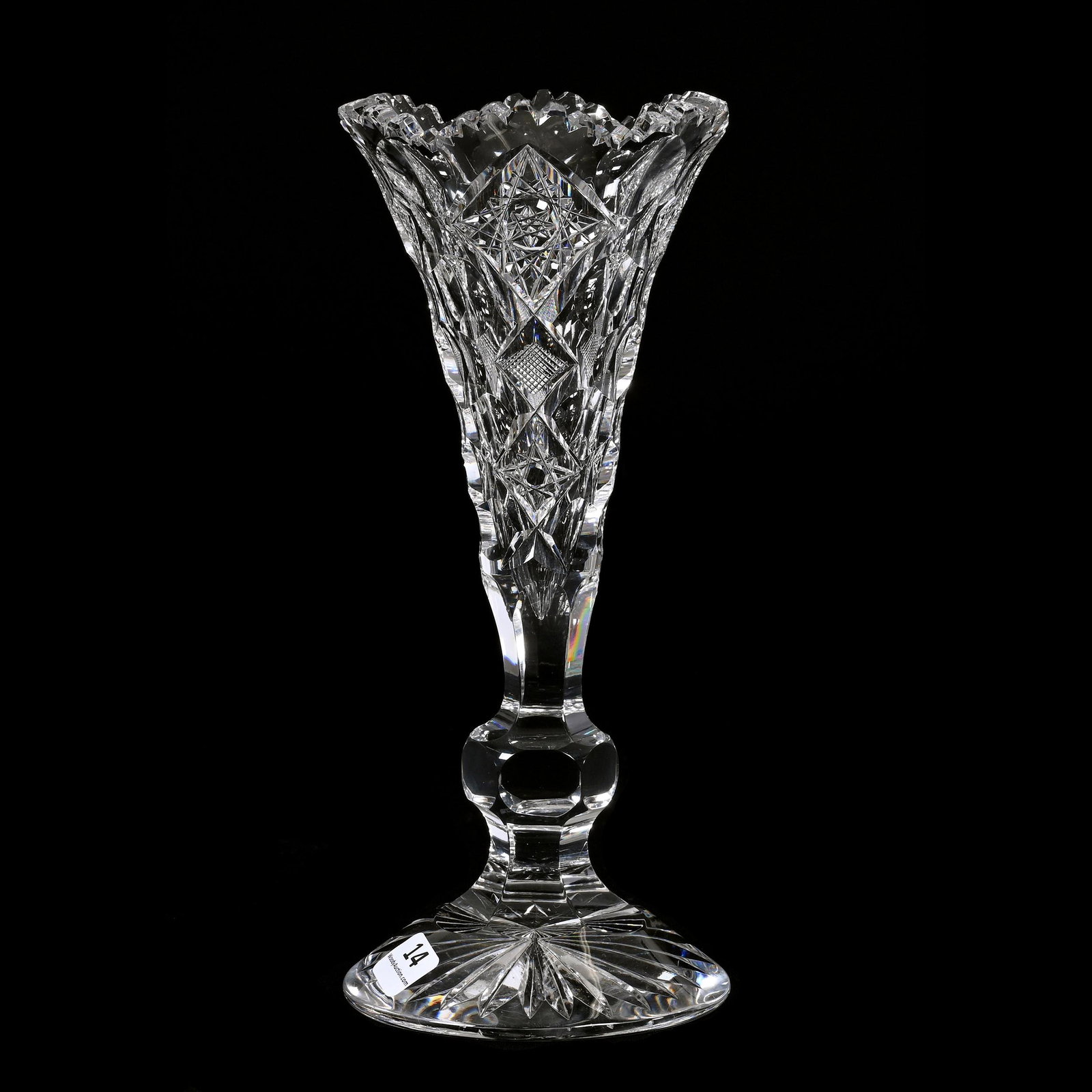 Trumpet Vase, ABCG, Cleopatra Pattern, Signed Gundy & Clapperton (1 of 4)