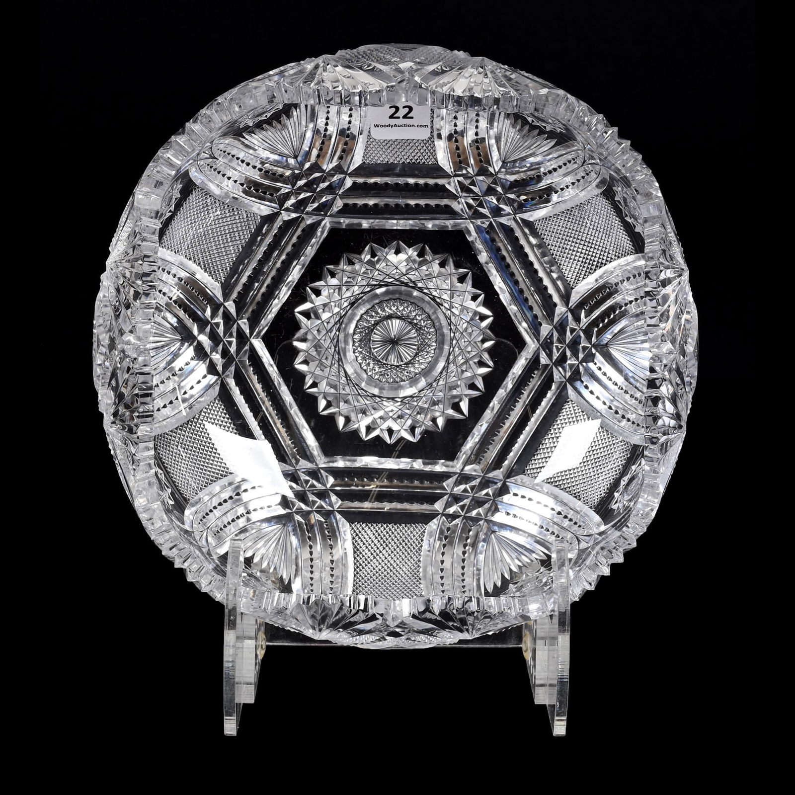 Square Bowl, ABCG, Arabesque Pattern By Straus (1 of 3)