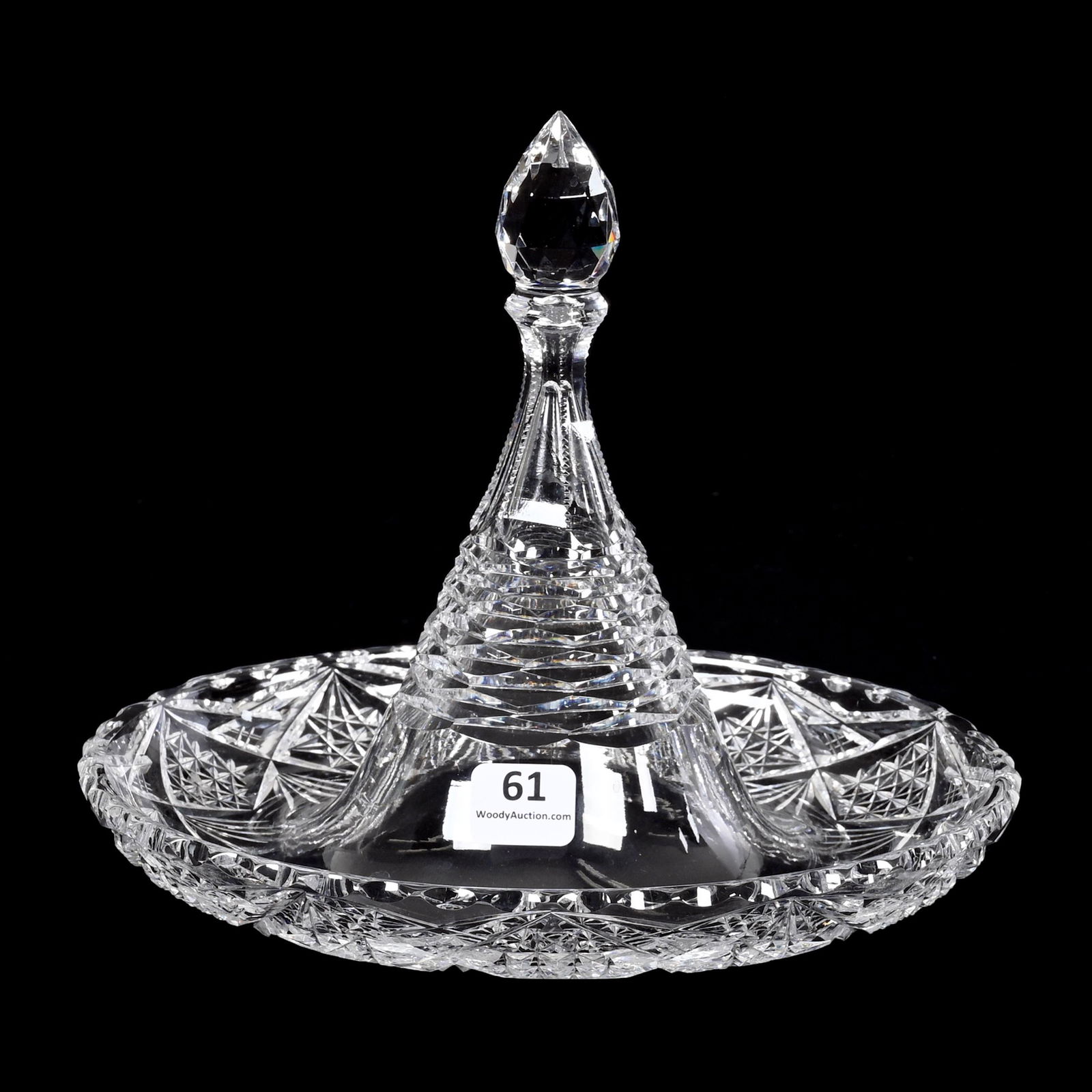 Stick Dish, American Brilliant Cut Glass (1 of 3)