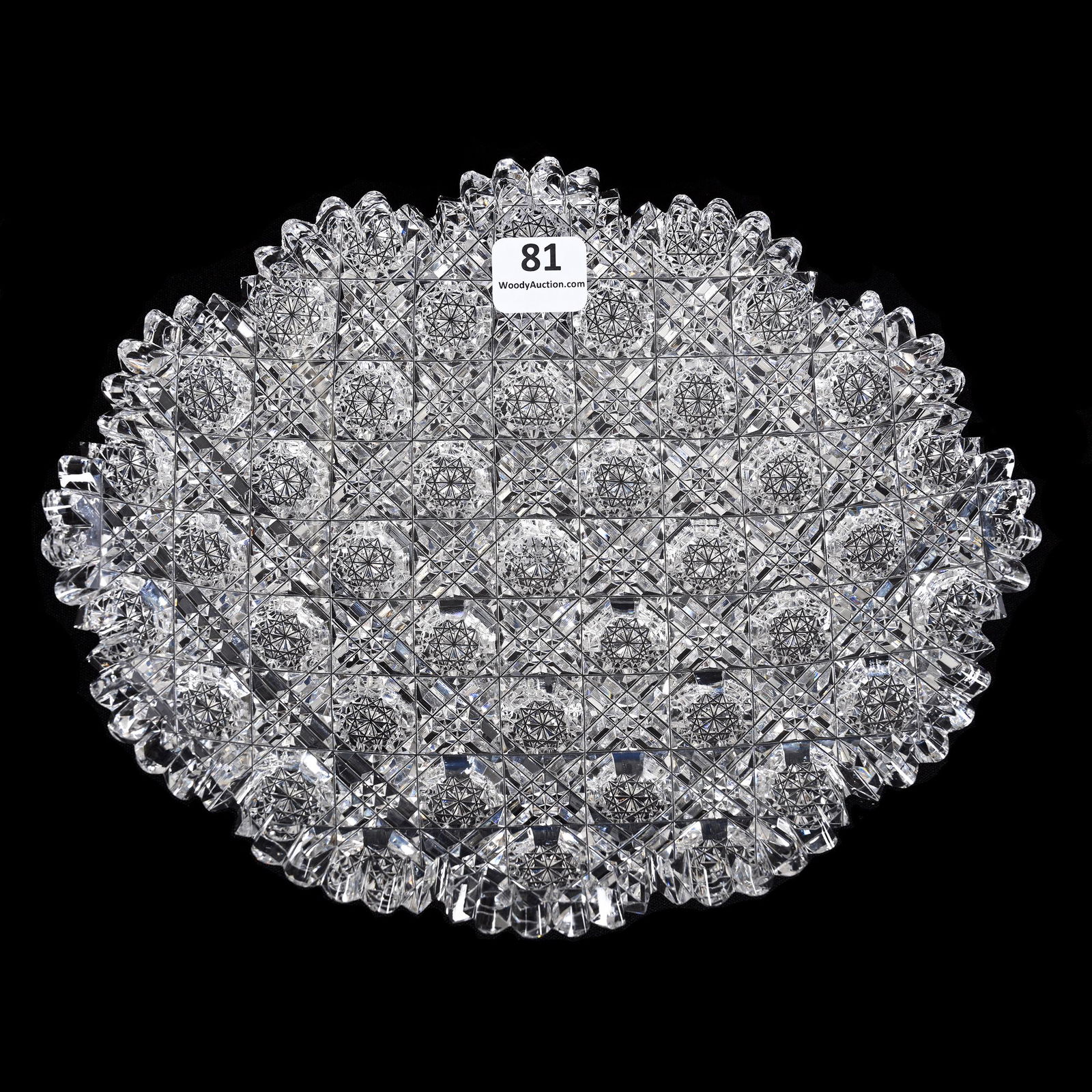 Oval Tray, ABCG, Signed Hawkes Imperial Pattern (1 of 2)